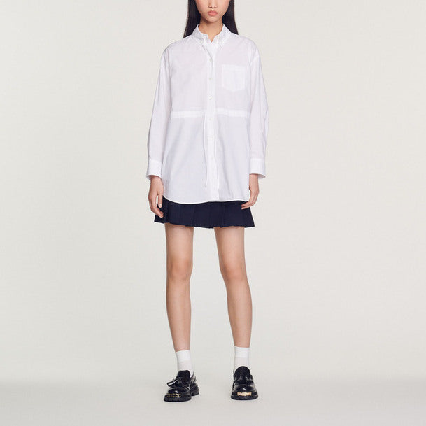 Chemise longue à liens Sandro seconde main