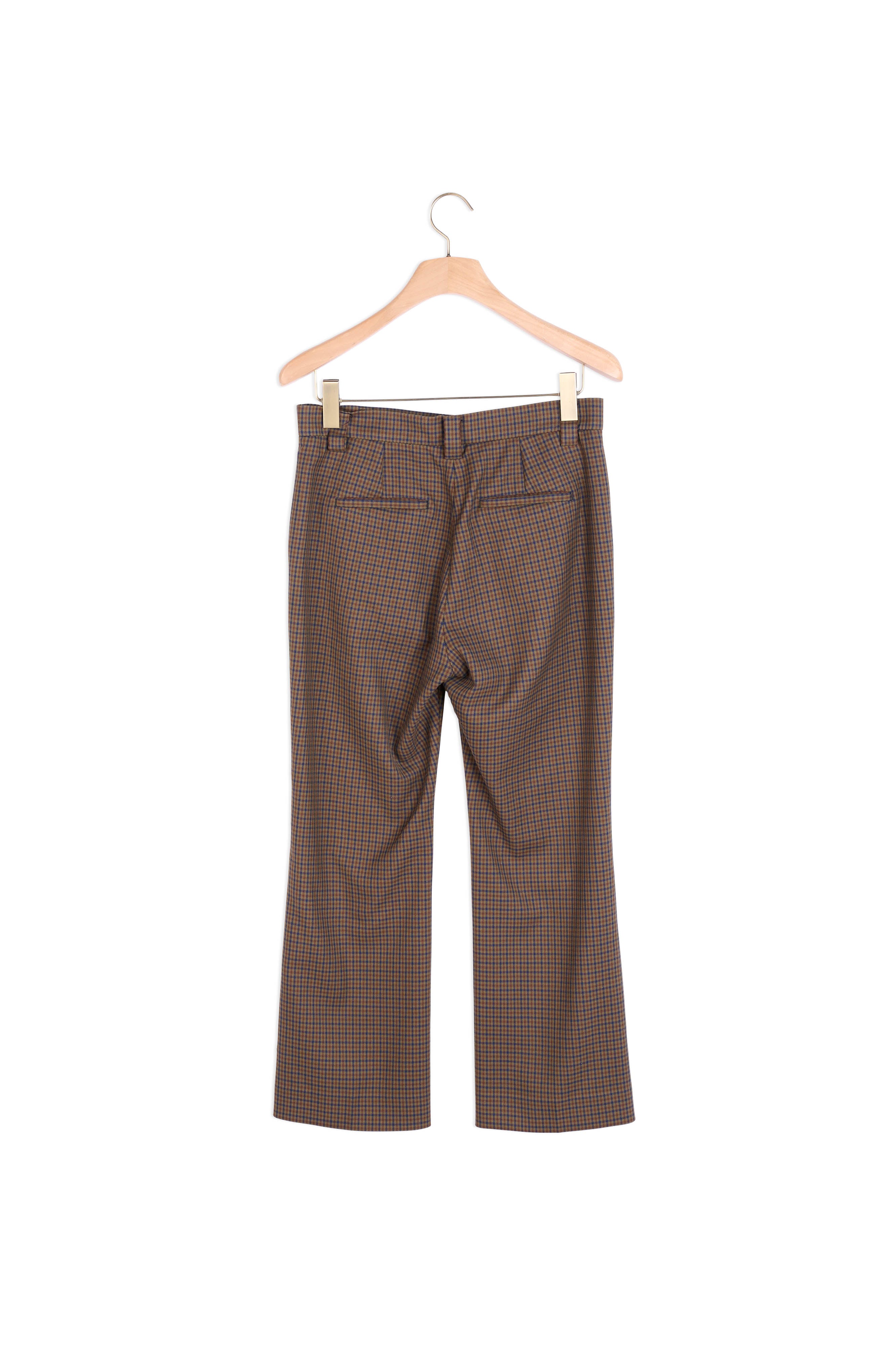 Pantalon à carreaux Sandro seconde main