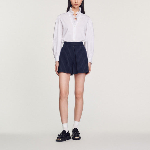 Short de tailleur à rayures Sandro seconde main