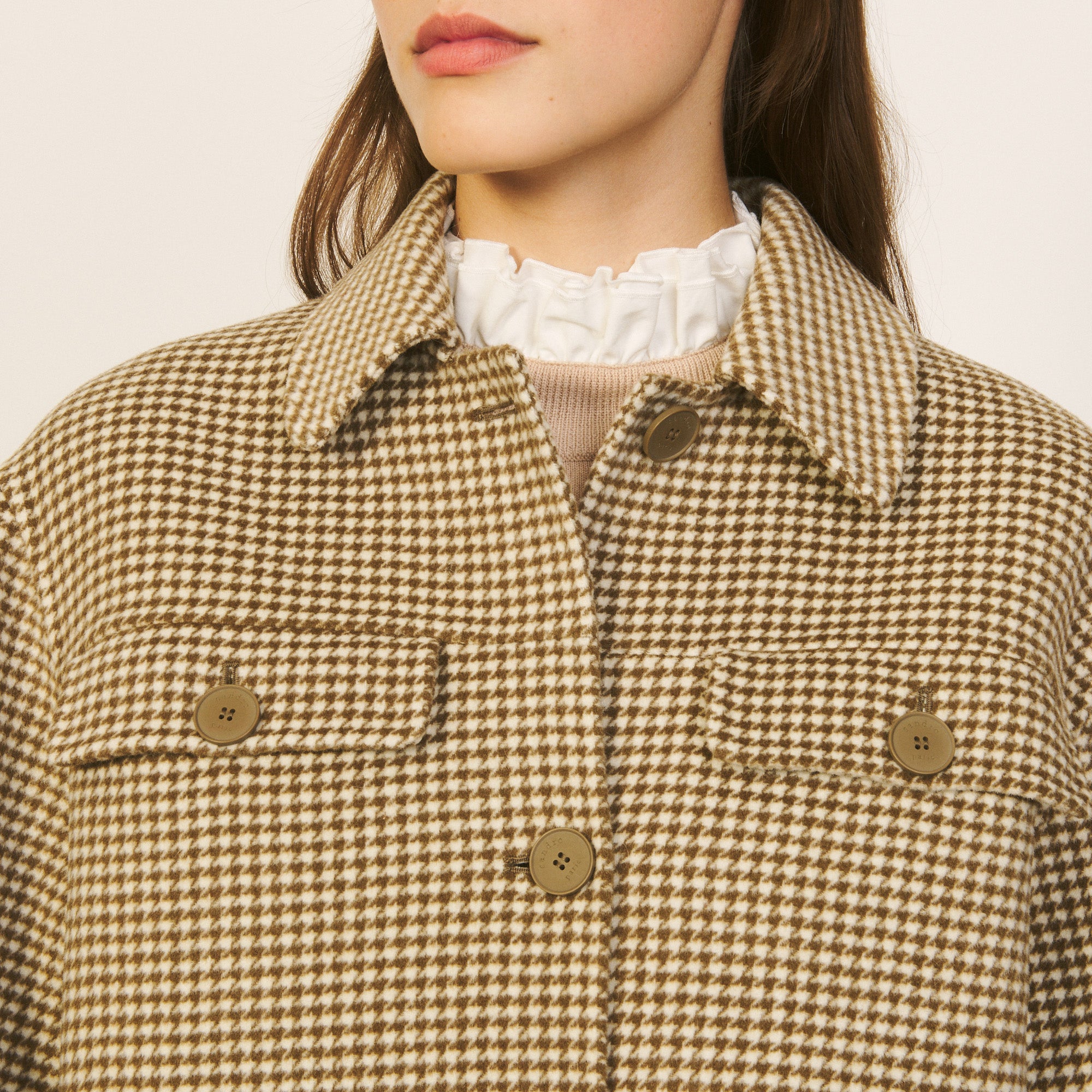 Outerwear Camel Sandro seconde main