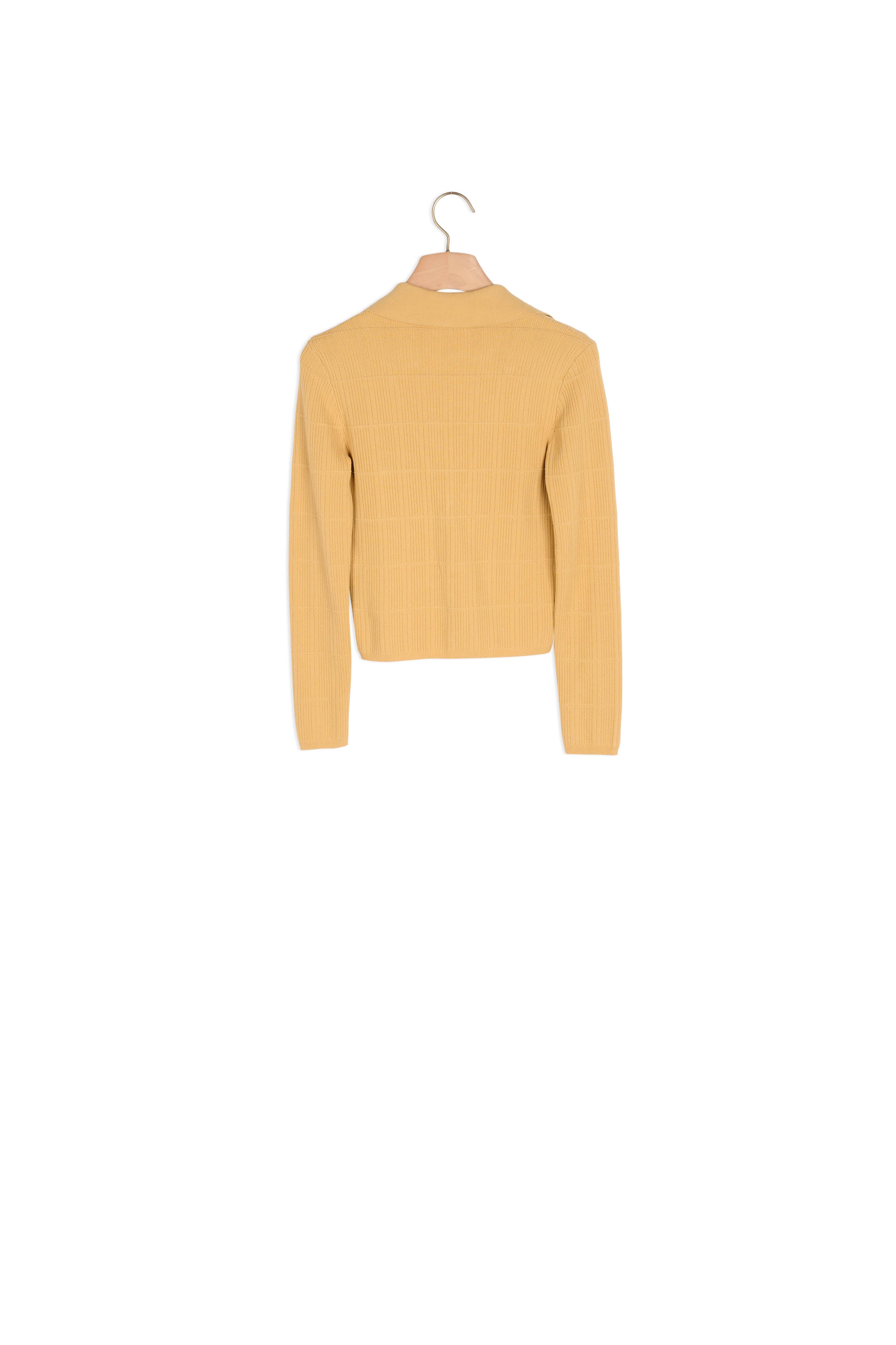 Cardigan en Maille à col polo Sandro seconde main