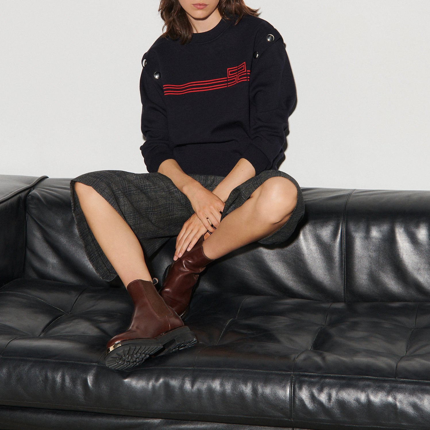 Pull avec pressions Sandro seconde main