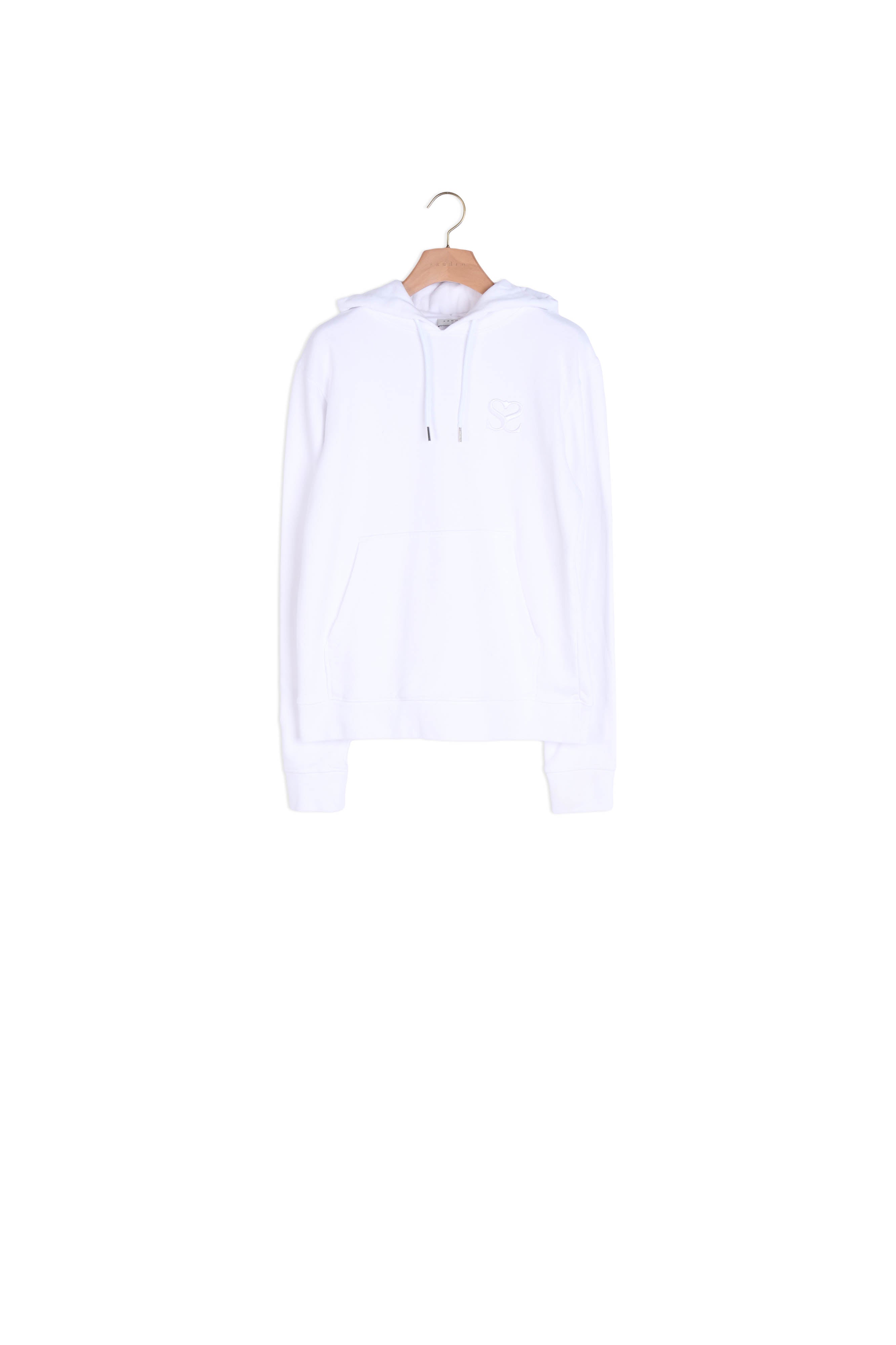 Sweat à capuche avec broderie Sandro seconde main