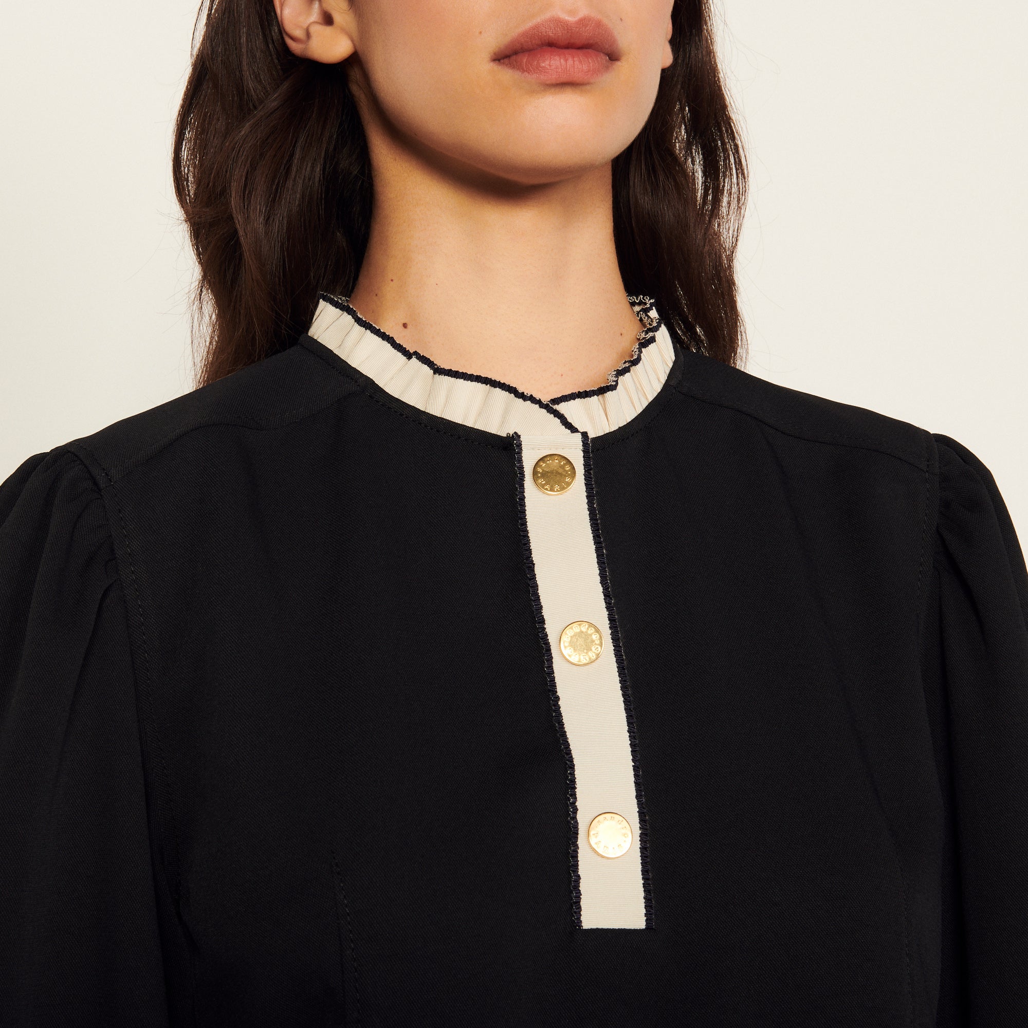 Robe Noir Sandro seconde main