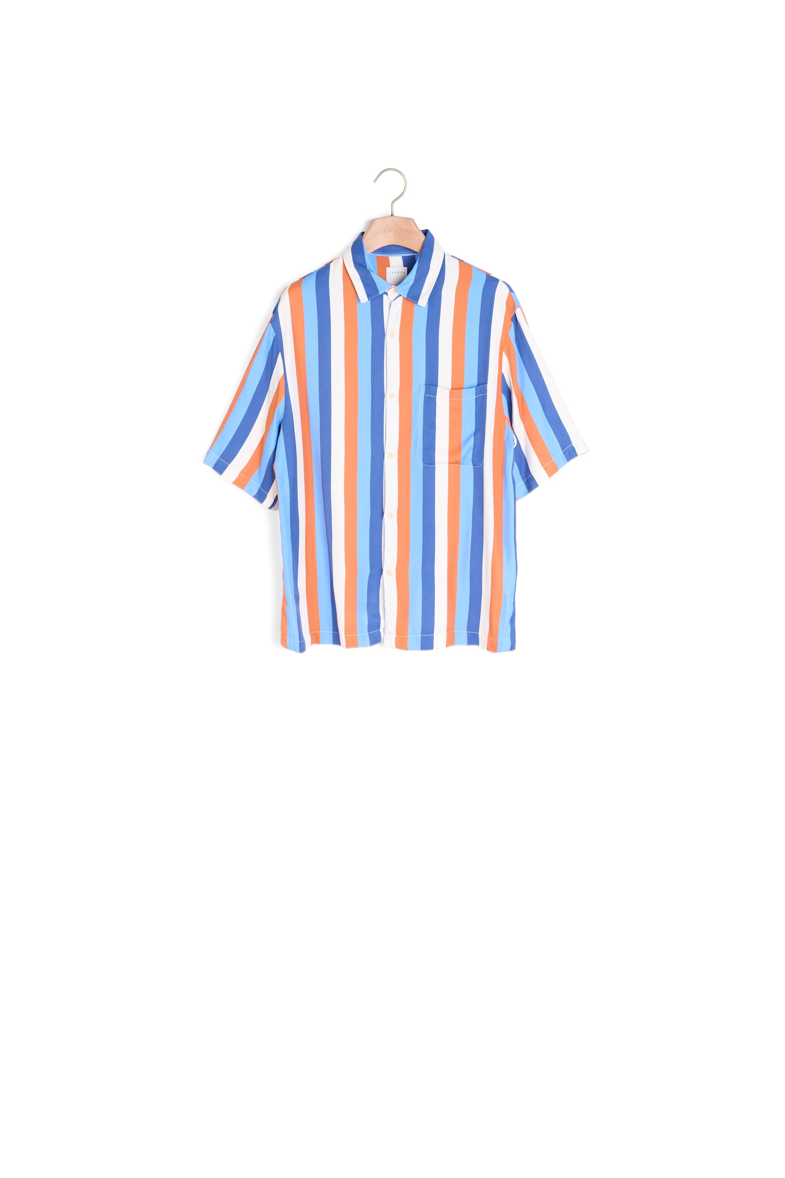 Chemise fluide à rayures imprimées Sandro seconde main