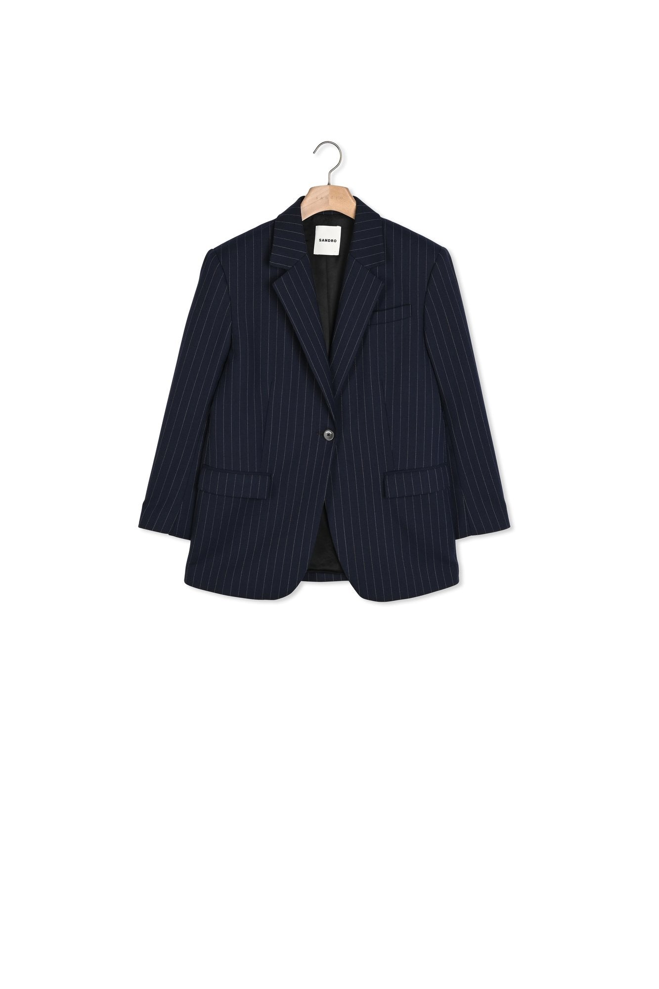 Veste de tailleur à rayures Sandro seconde main