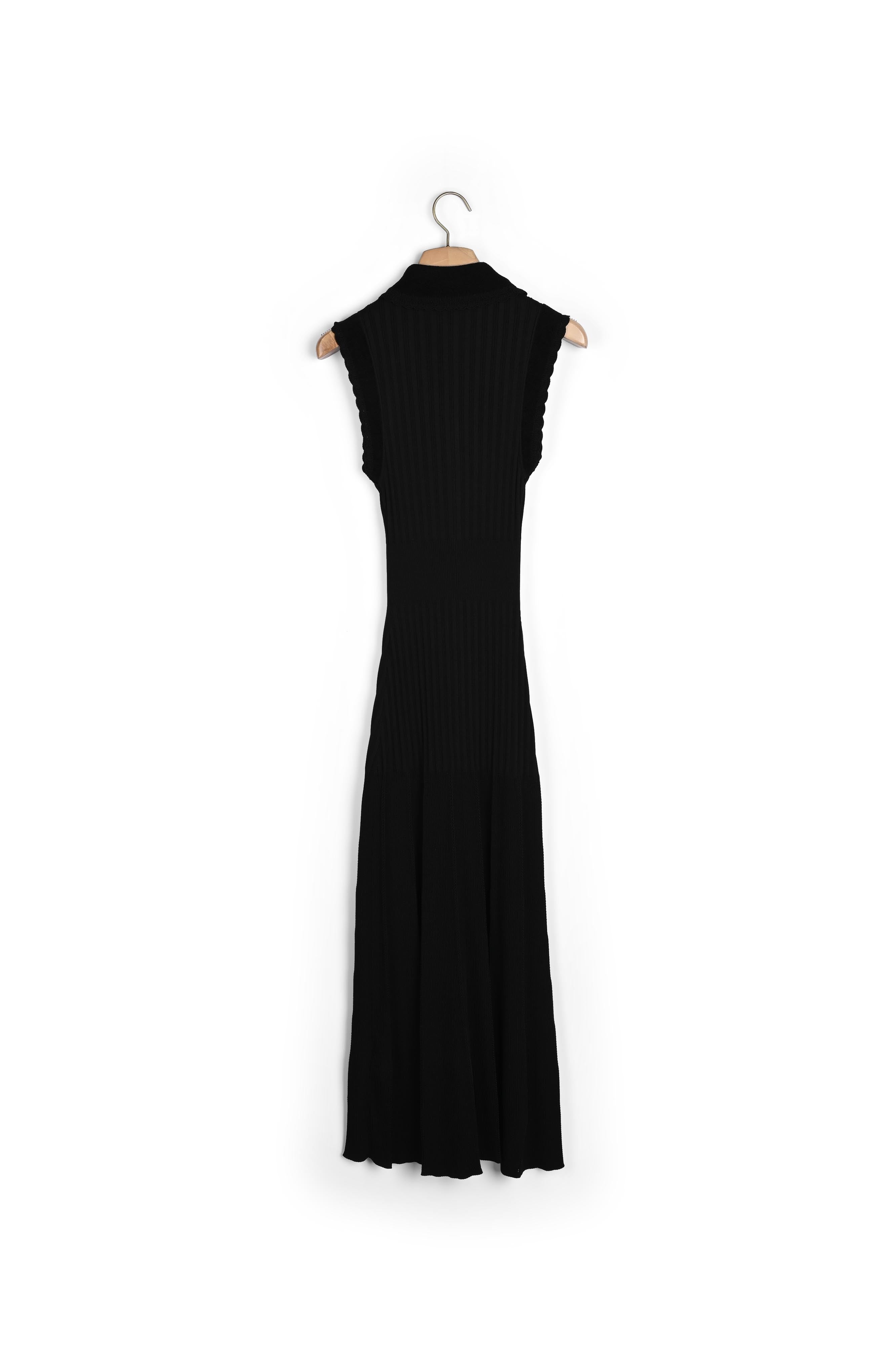 Robe longue côtelée Sandro seconde main