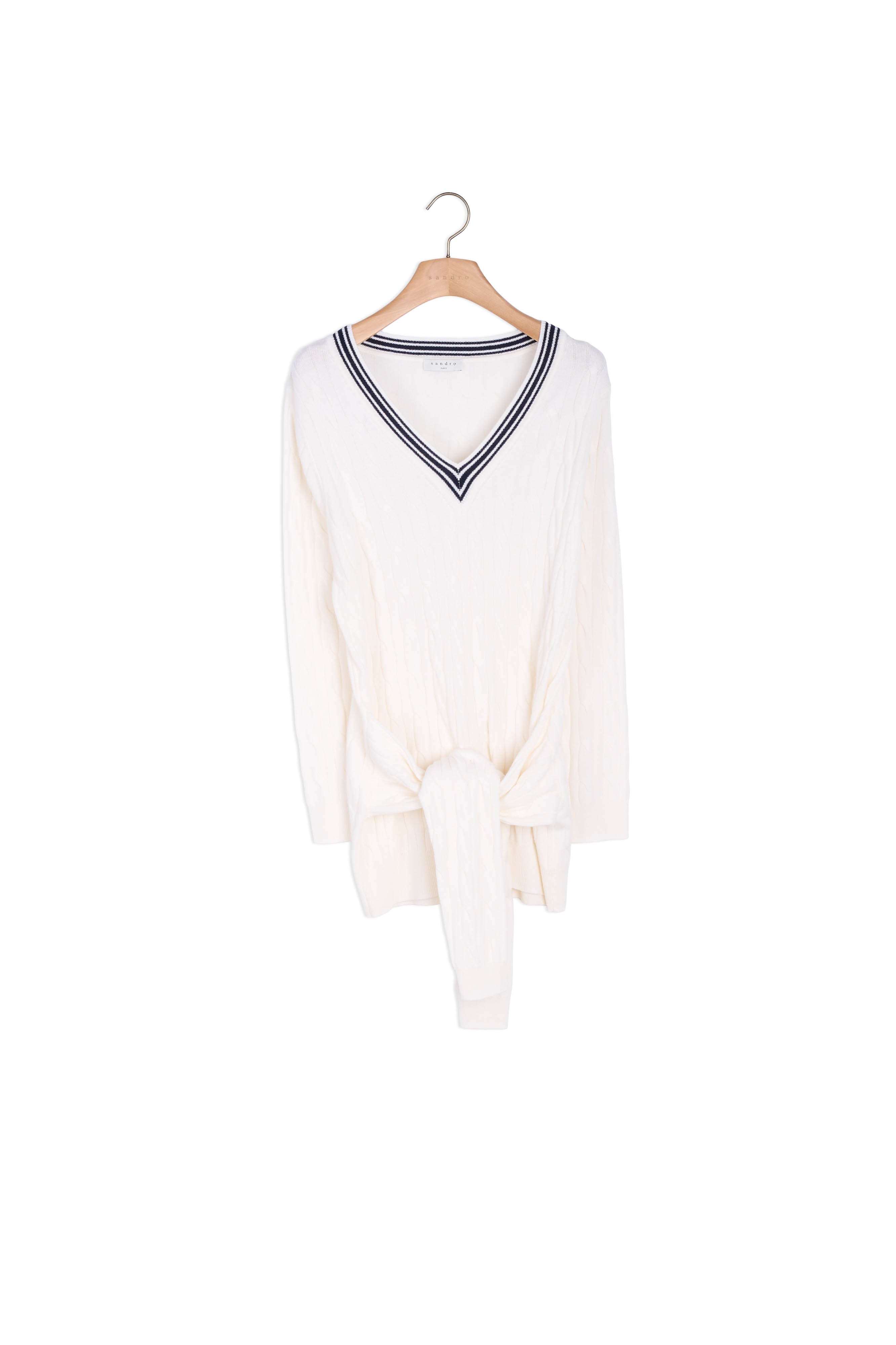 Pull en Maille torsadé Sandro seconde main