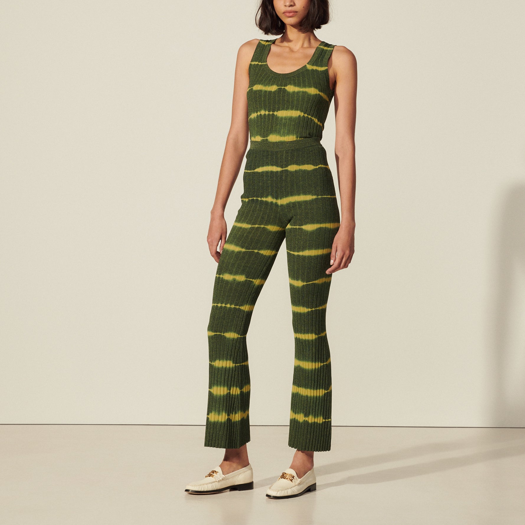 Pantalon tie and dye en Maille Sandro seconde main