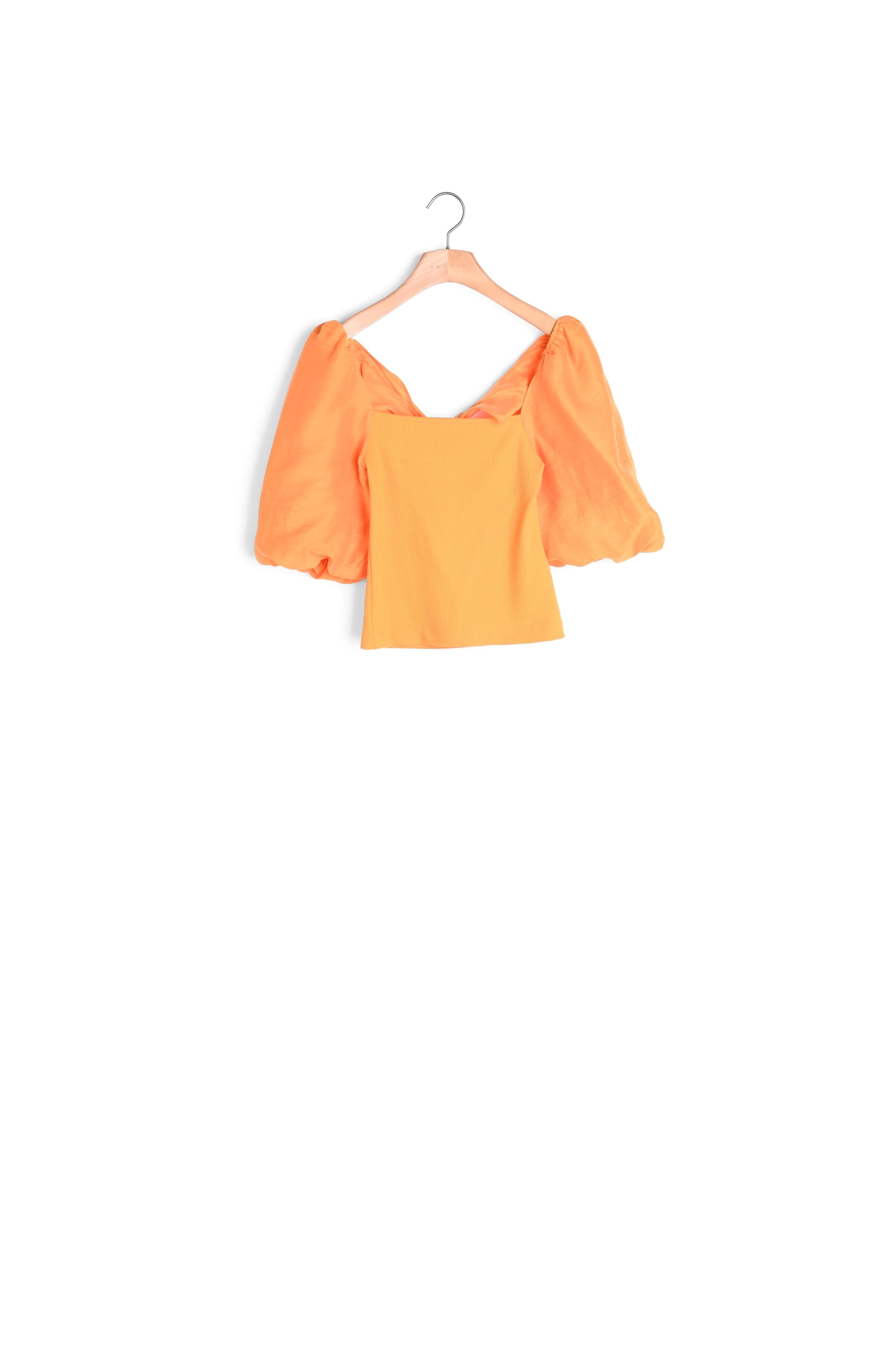 T-shirt bimatières Sandro seconde main