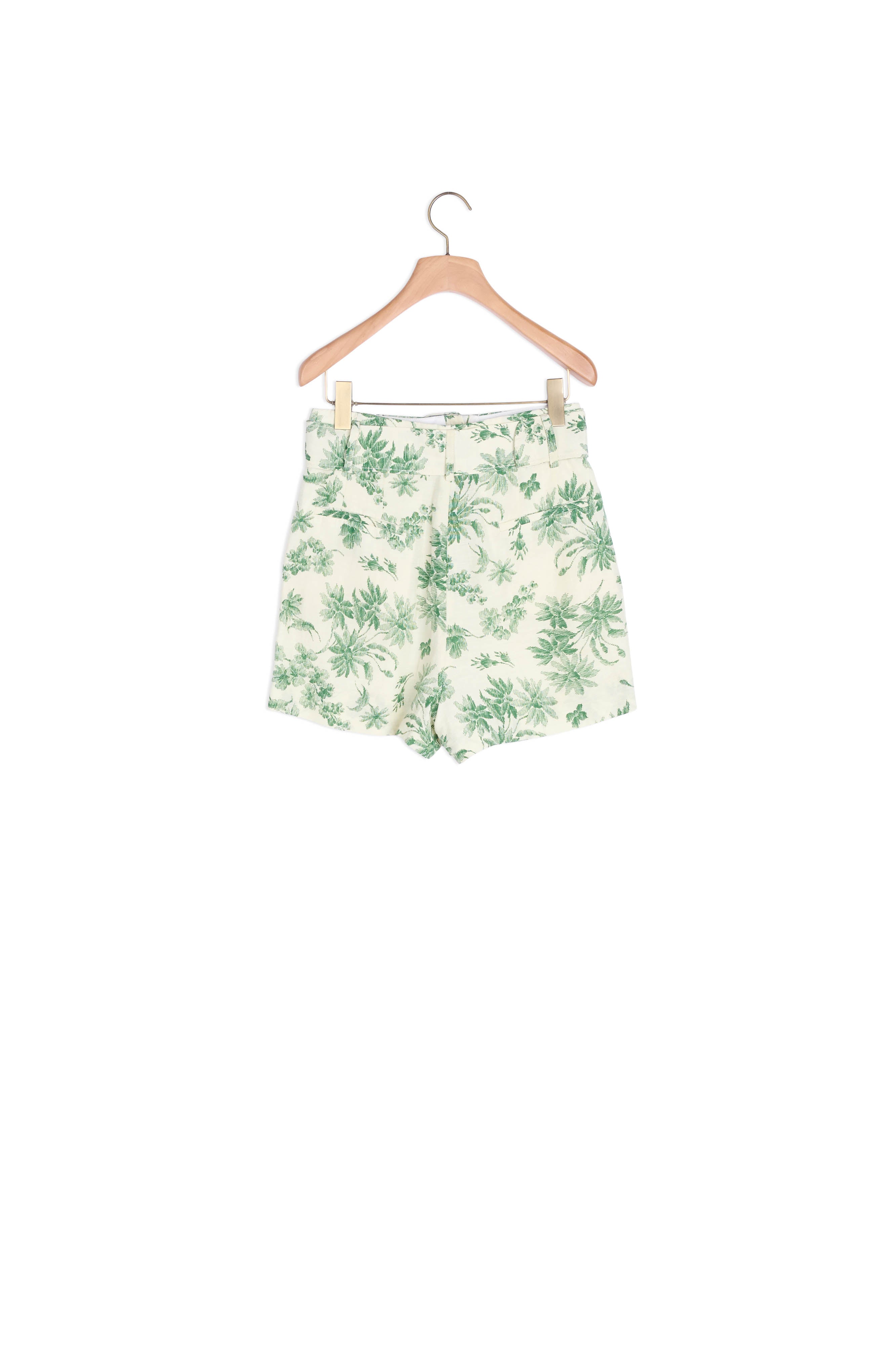 Short large imprimé palmiers Sandro seconde main