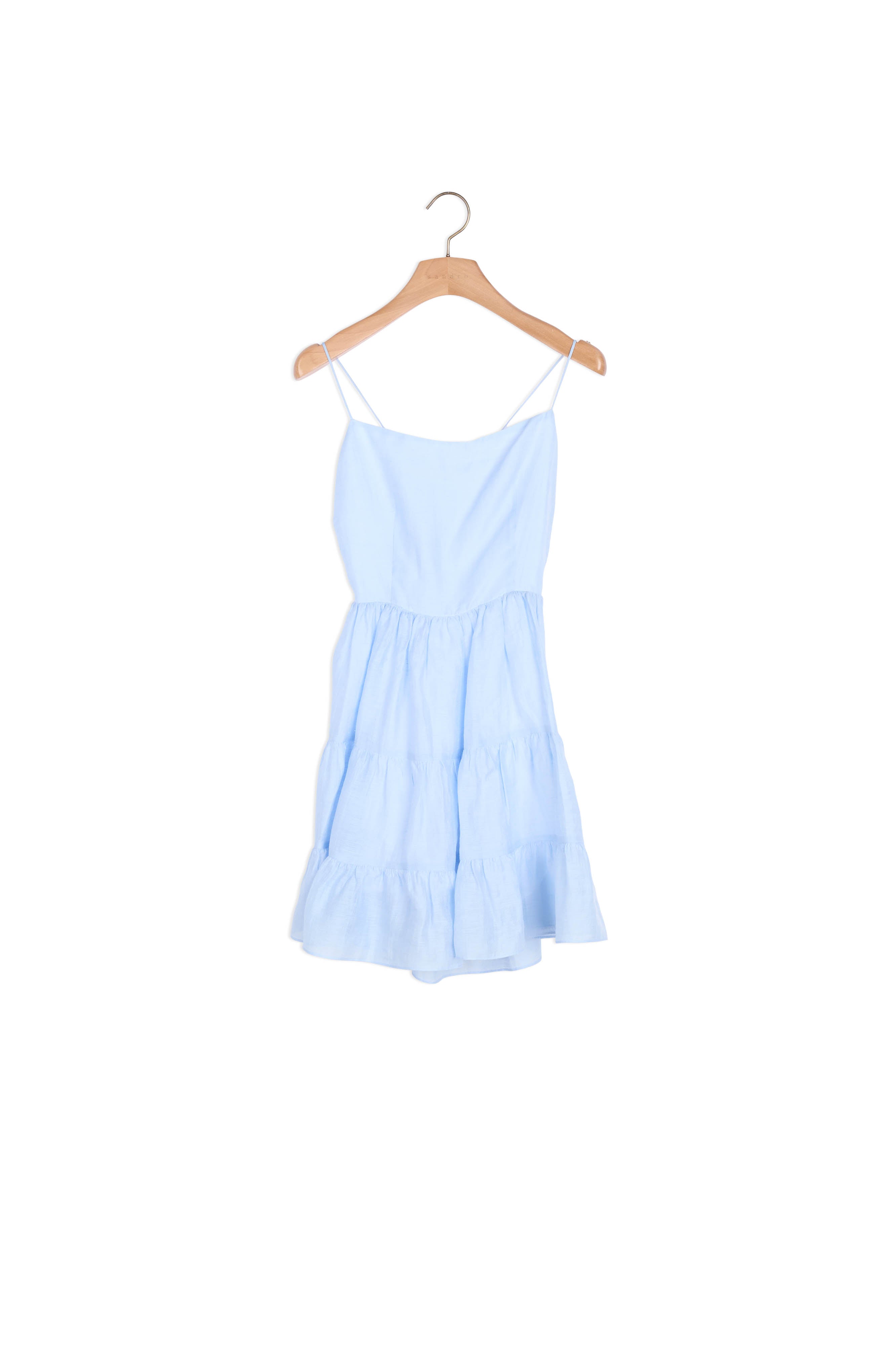 Robe courte à volants Sandro seconde main
