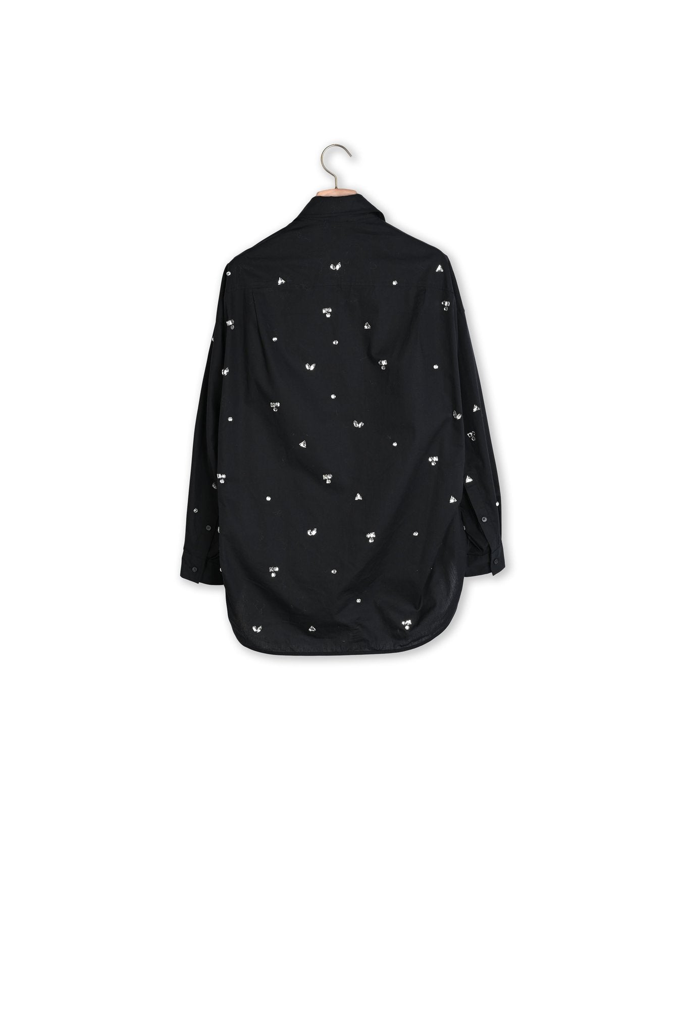 Chemise ornée de strass brodés à la main Sandro seconde main