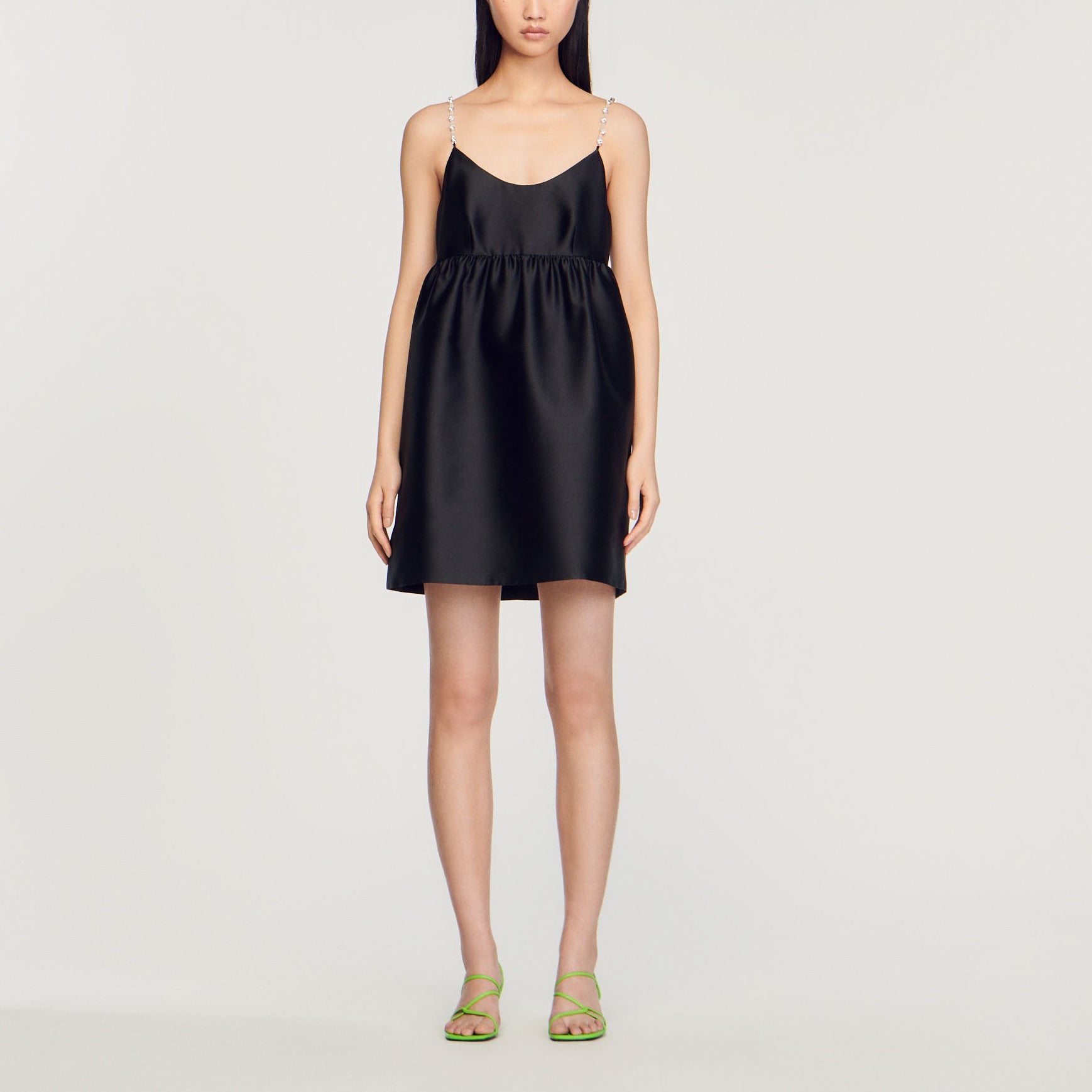 Robe courte babydoll Sandro seconde main