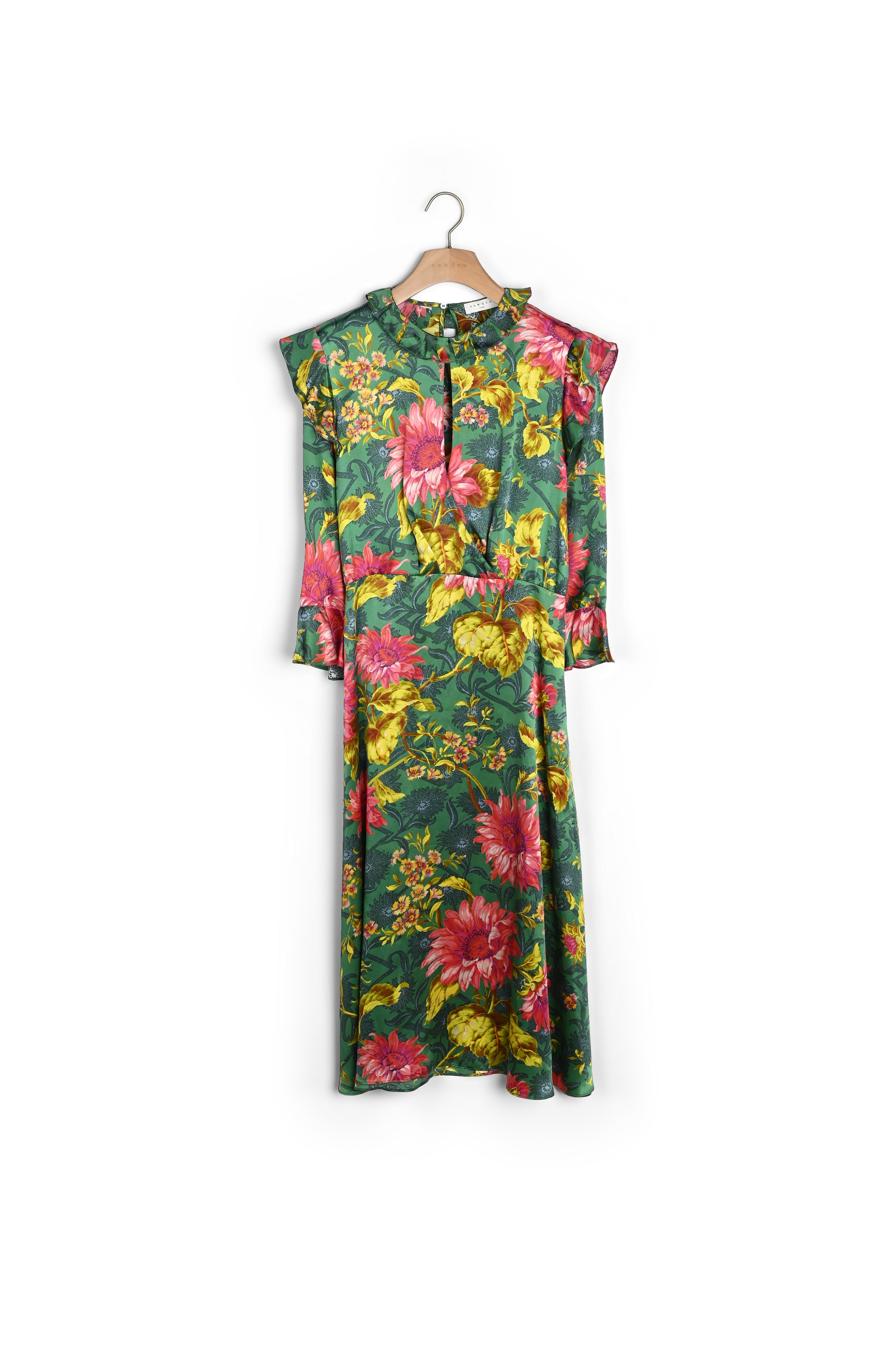 Robe Vert Sandro seconde main