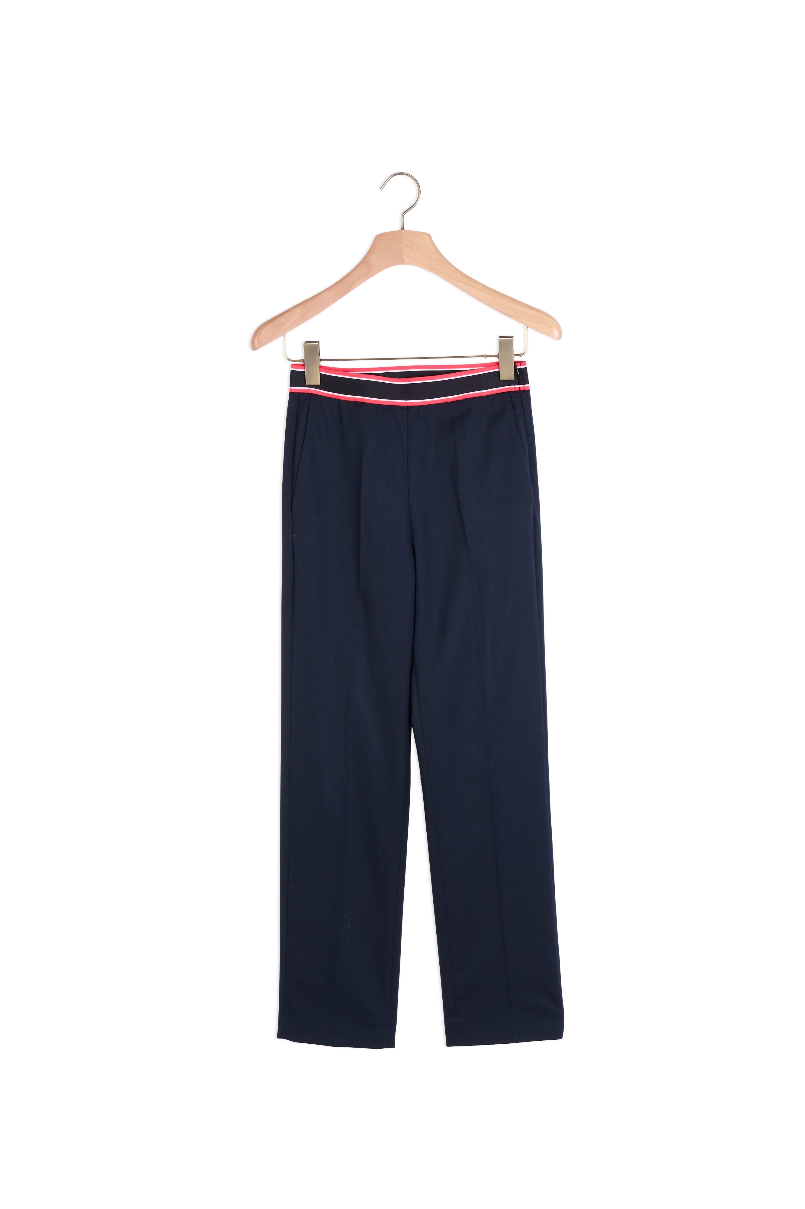 Pantalon coupe droite Sandro seconde main