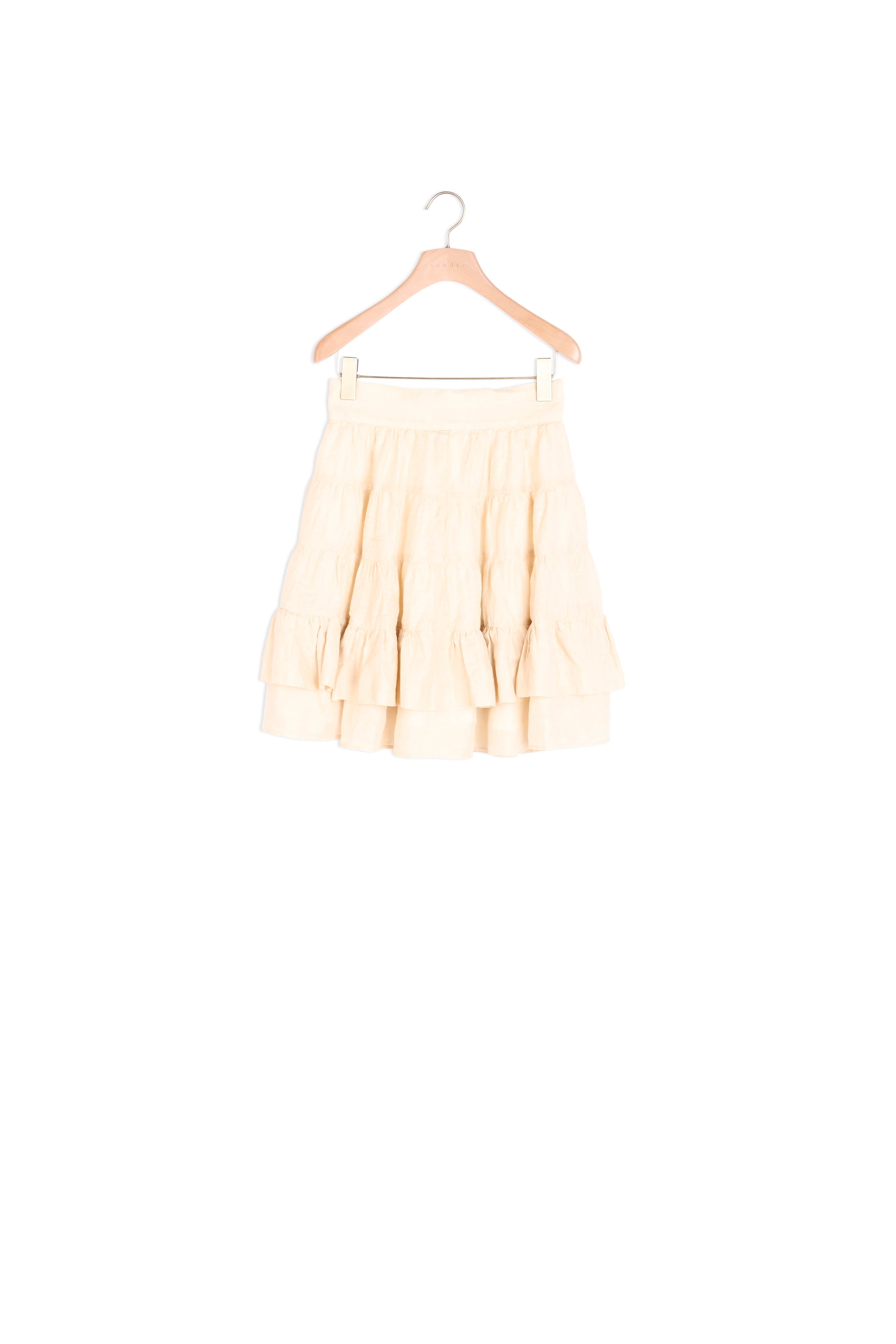 Jupe courte à volants Sandro seconde main