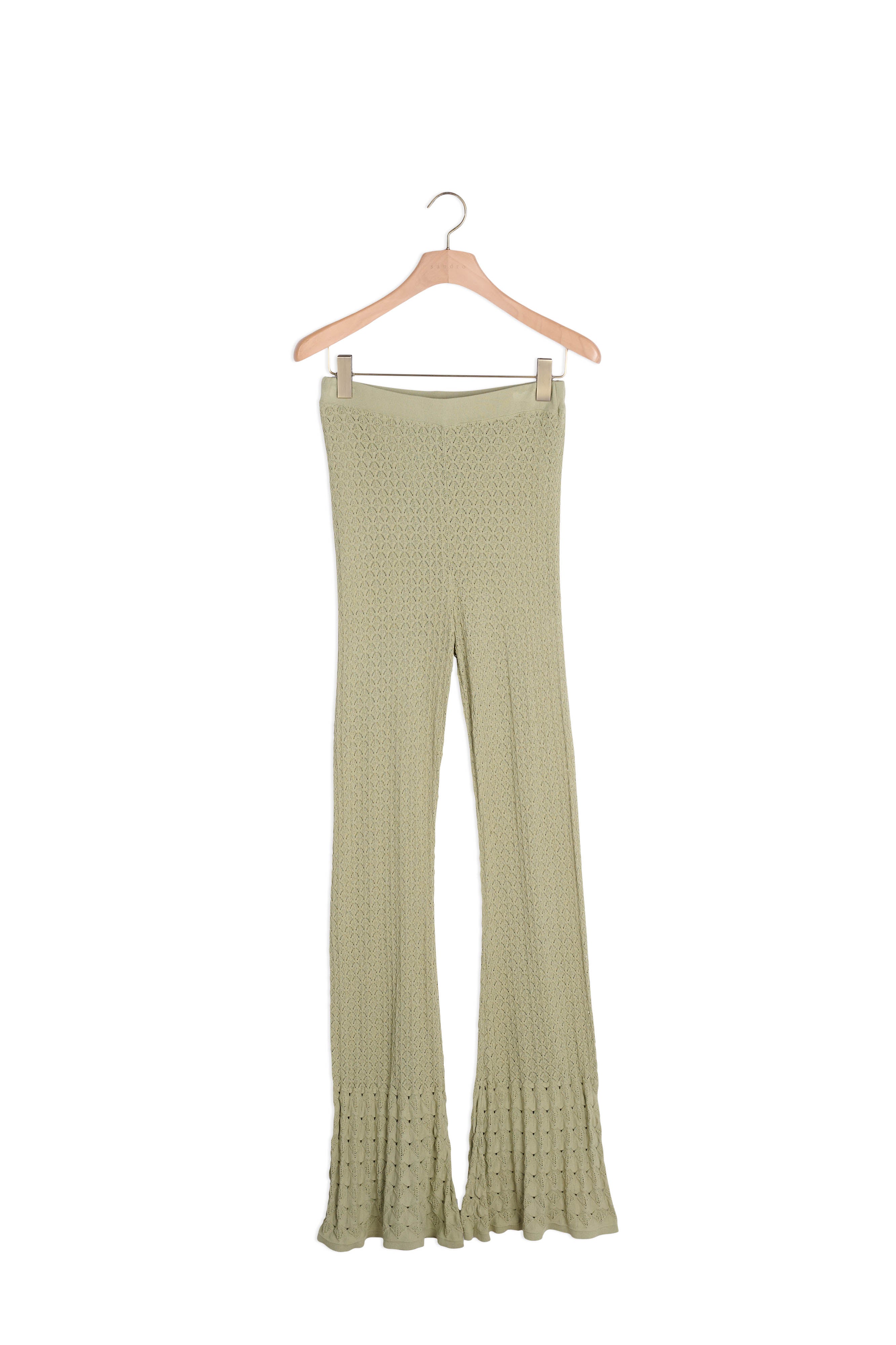 Pantalon en Maille pointelle Sandro seconde main