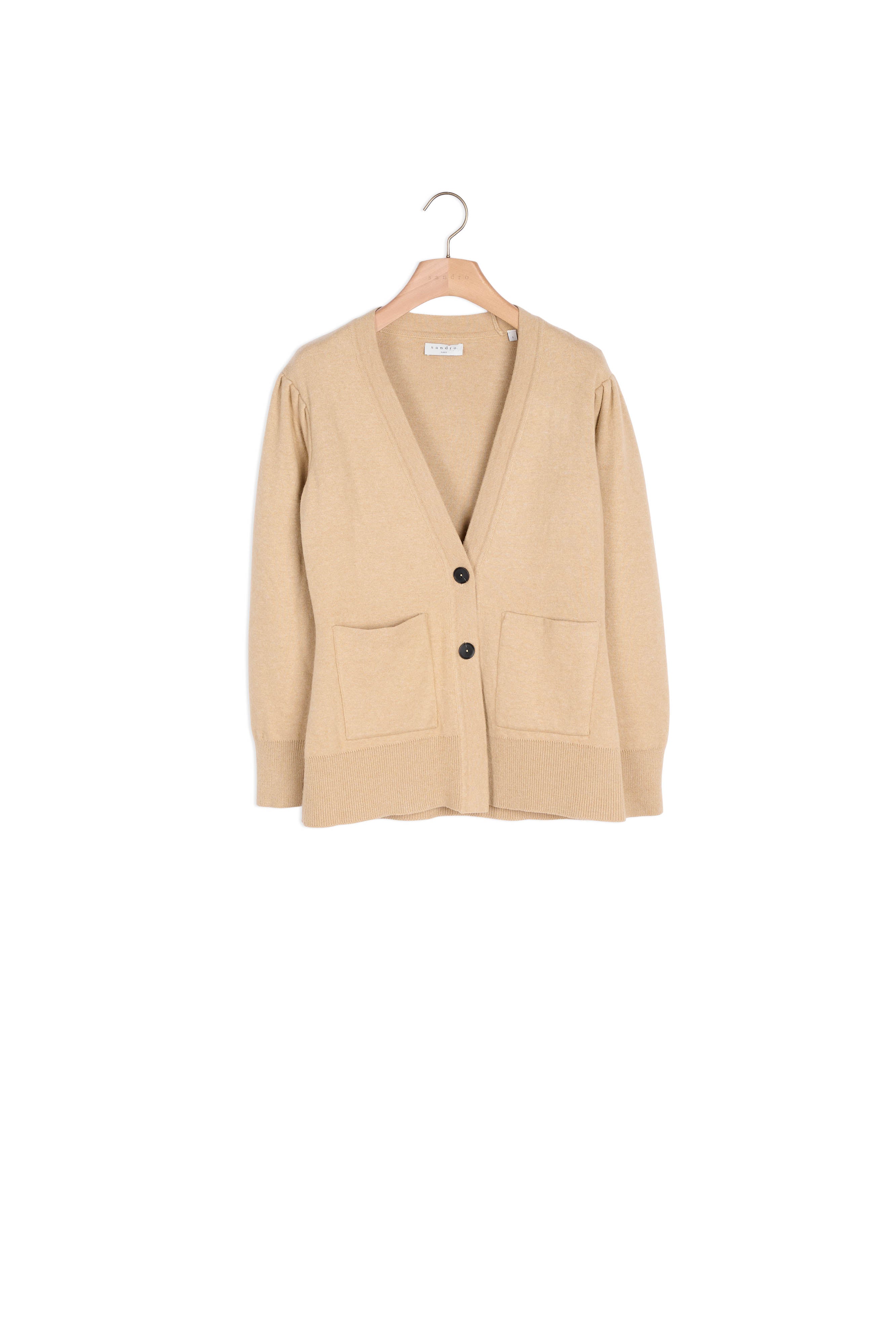 Cardigan long boutonné Sandro seconde main