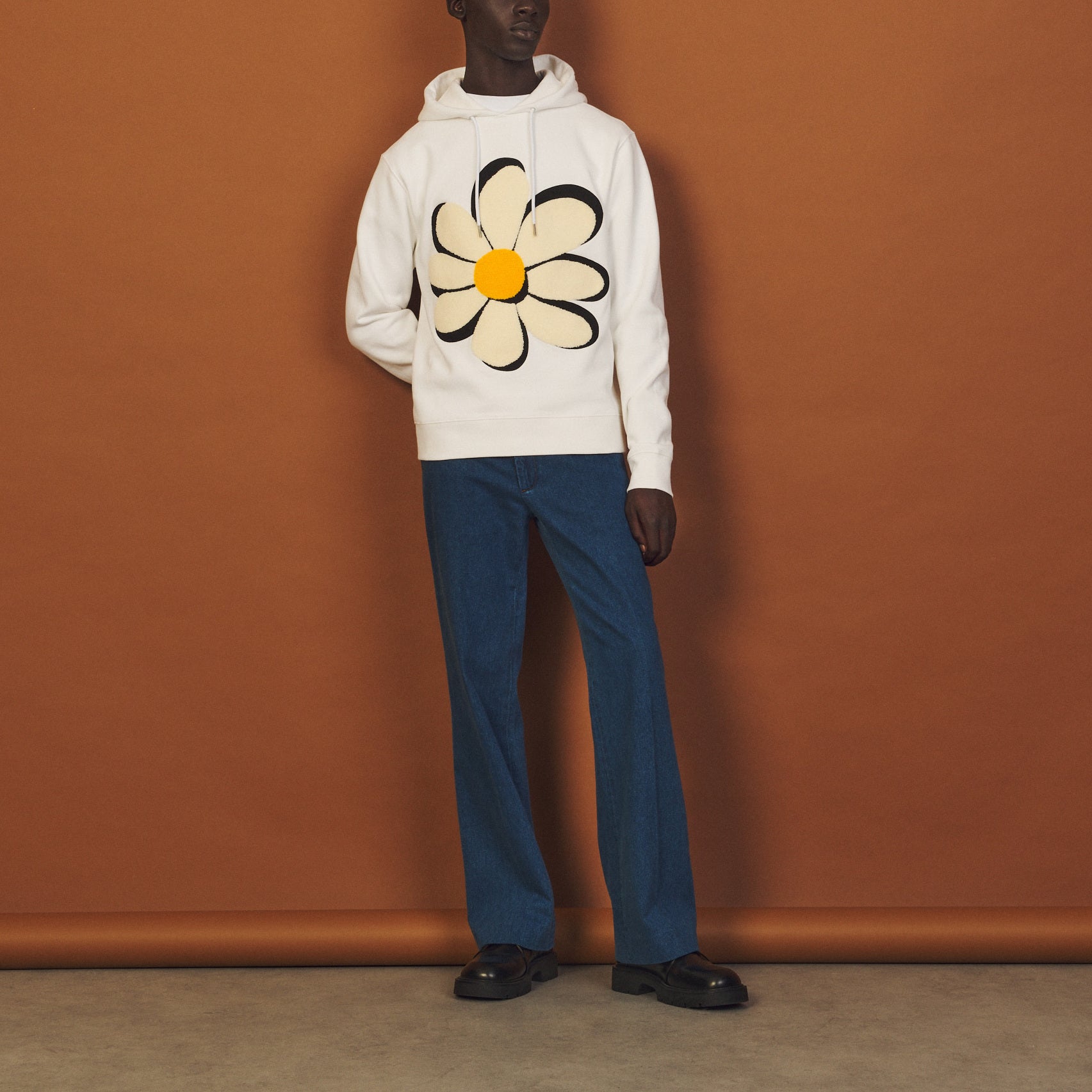 Sweatshirt blanc Sandro seconde main