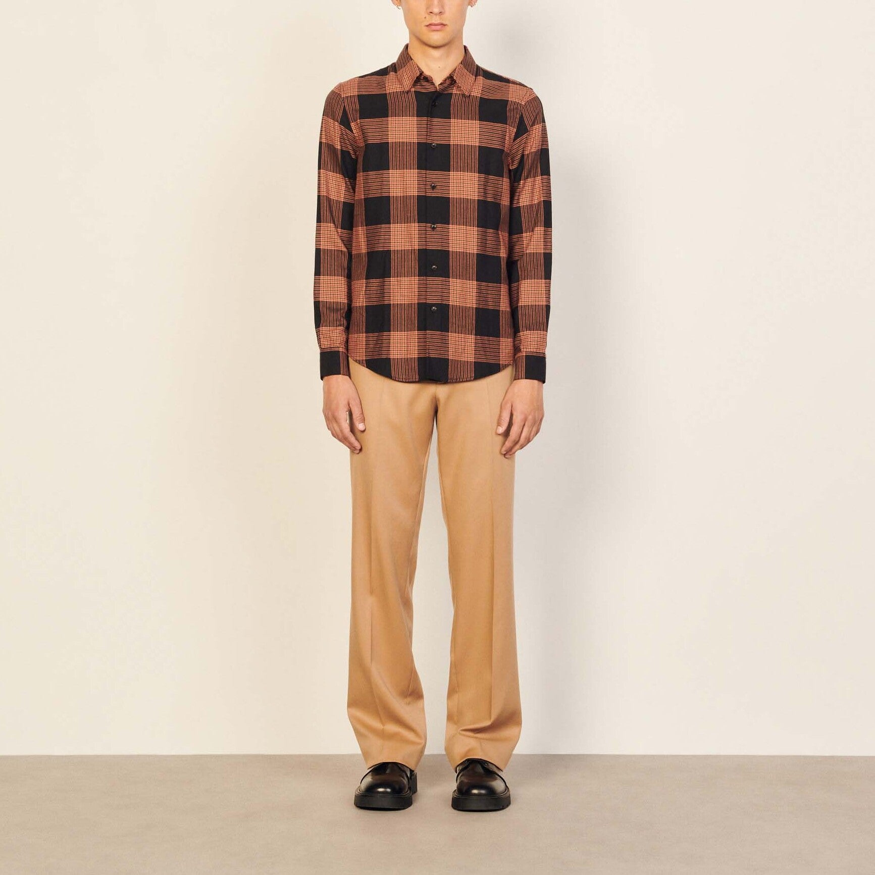 Chemise Noir Sandro seconde main