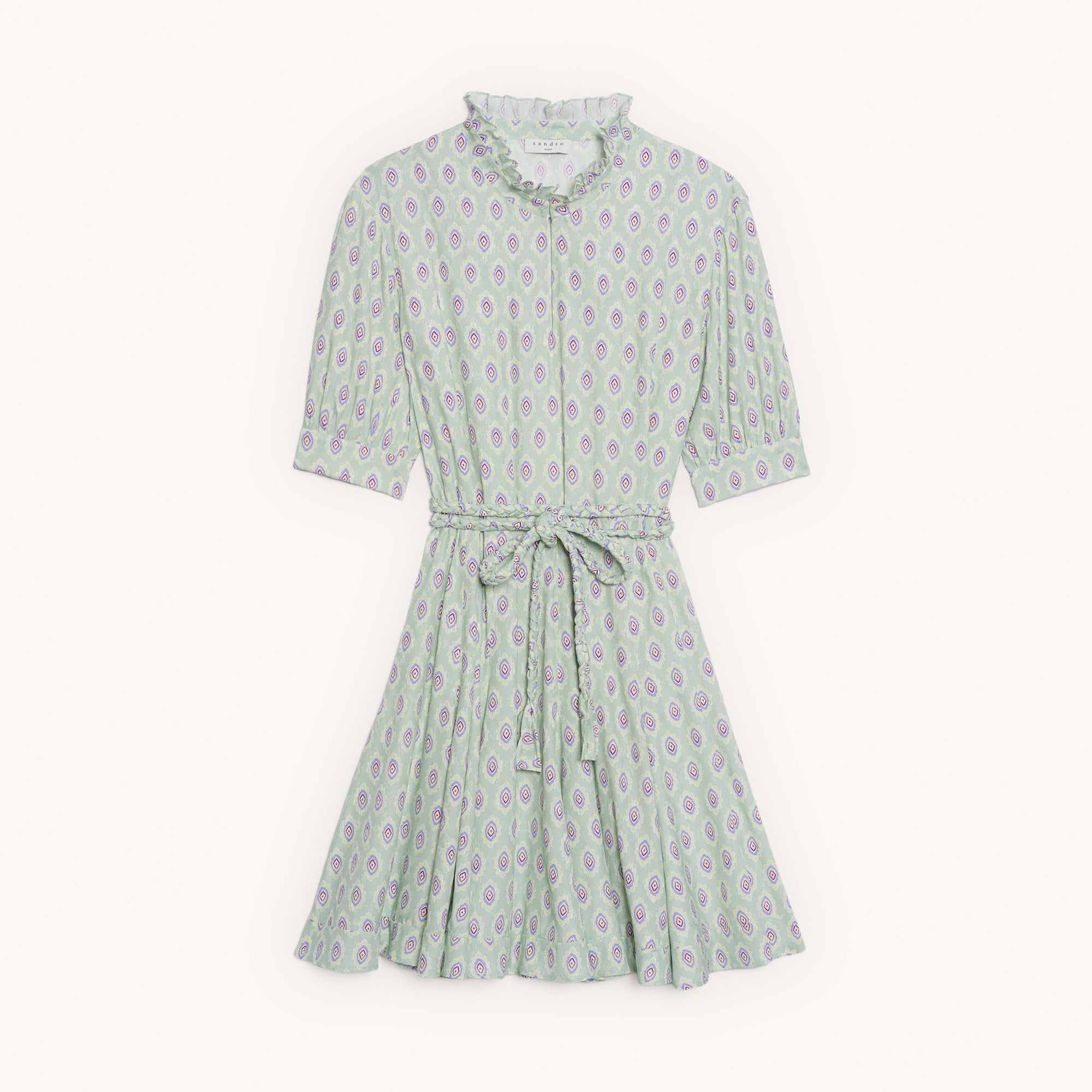 Robe courte imprimée Sandro seconde main