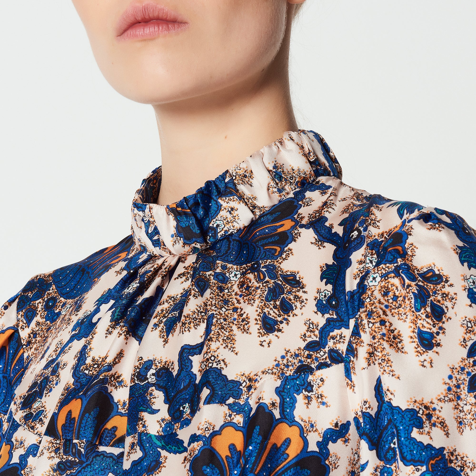 Robe imprimée à manches longues Sandro seconde main