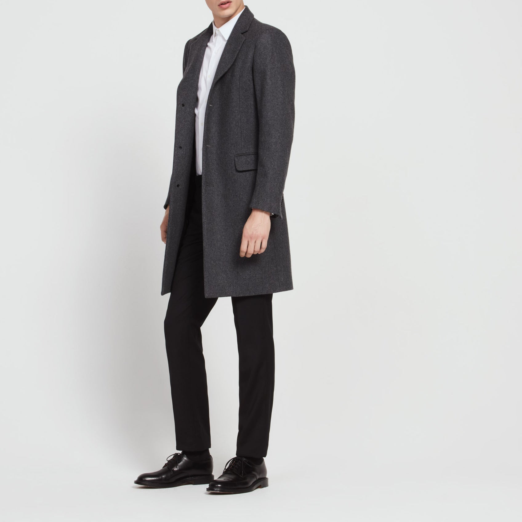 Manteau long à trois boutons Sandro seconde main