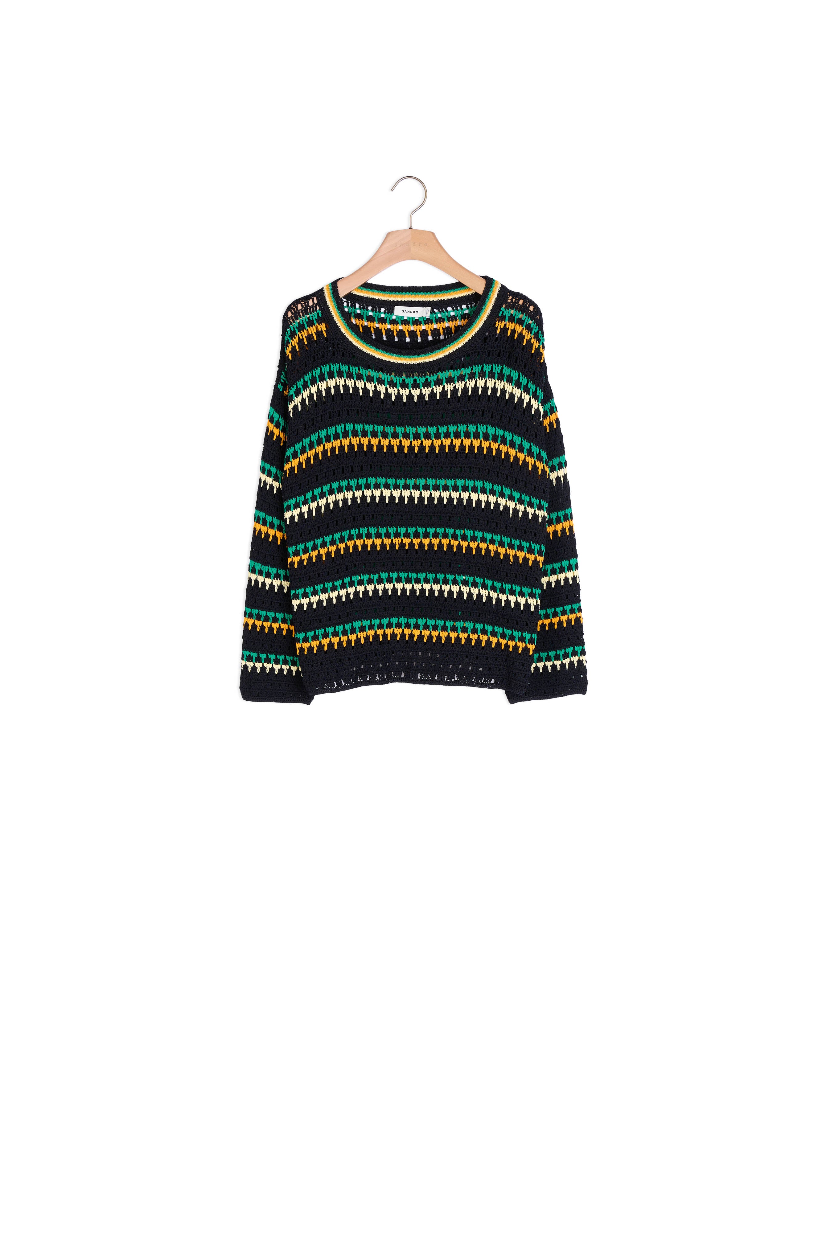 Pull en Maille tricotée Sandro seconde main