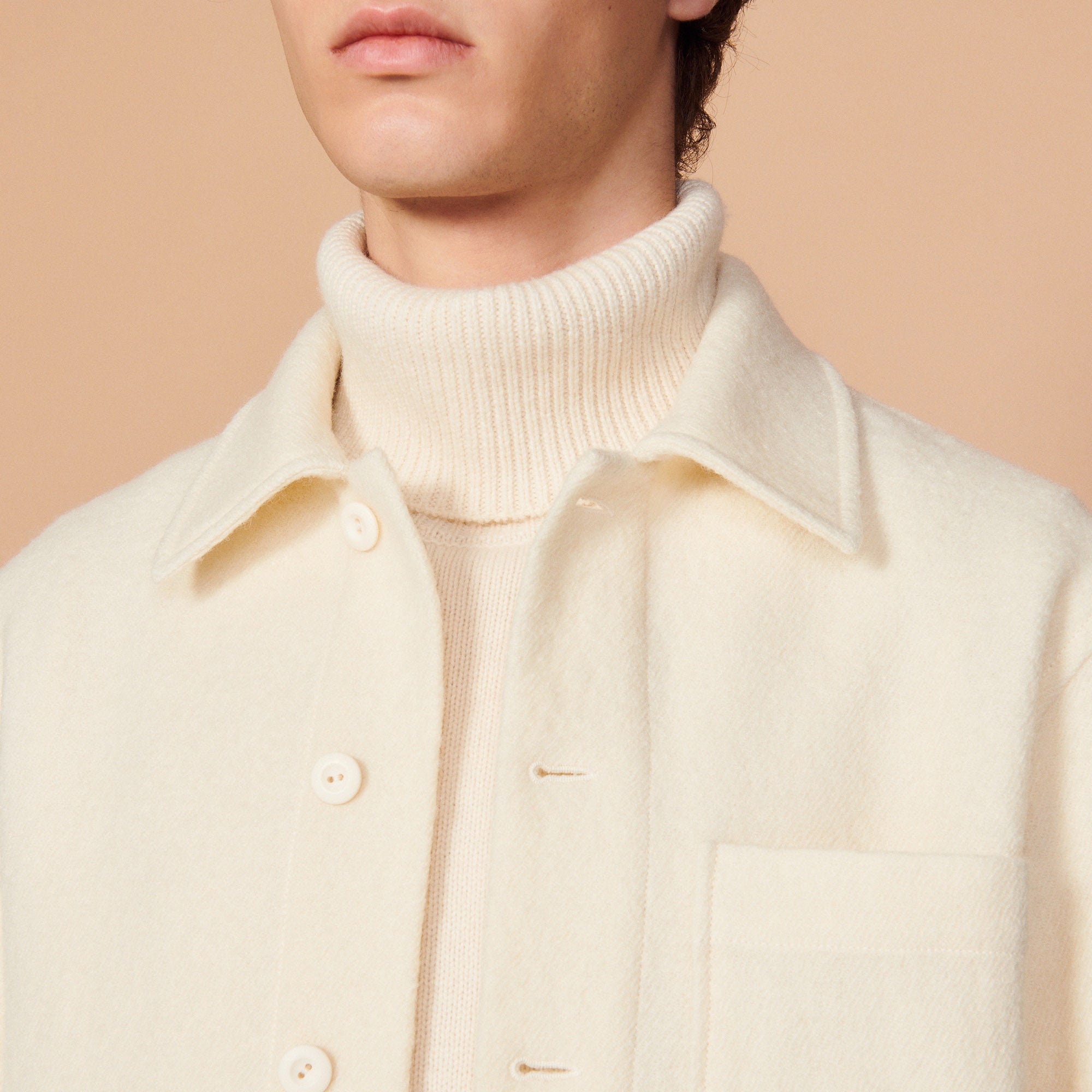SurChemise en laine Sandro seconde main