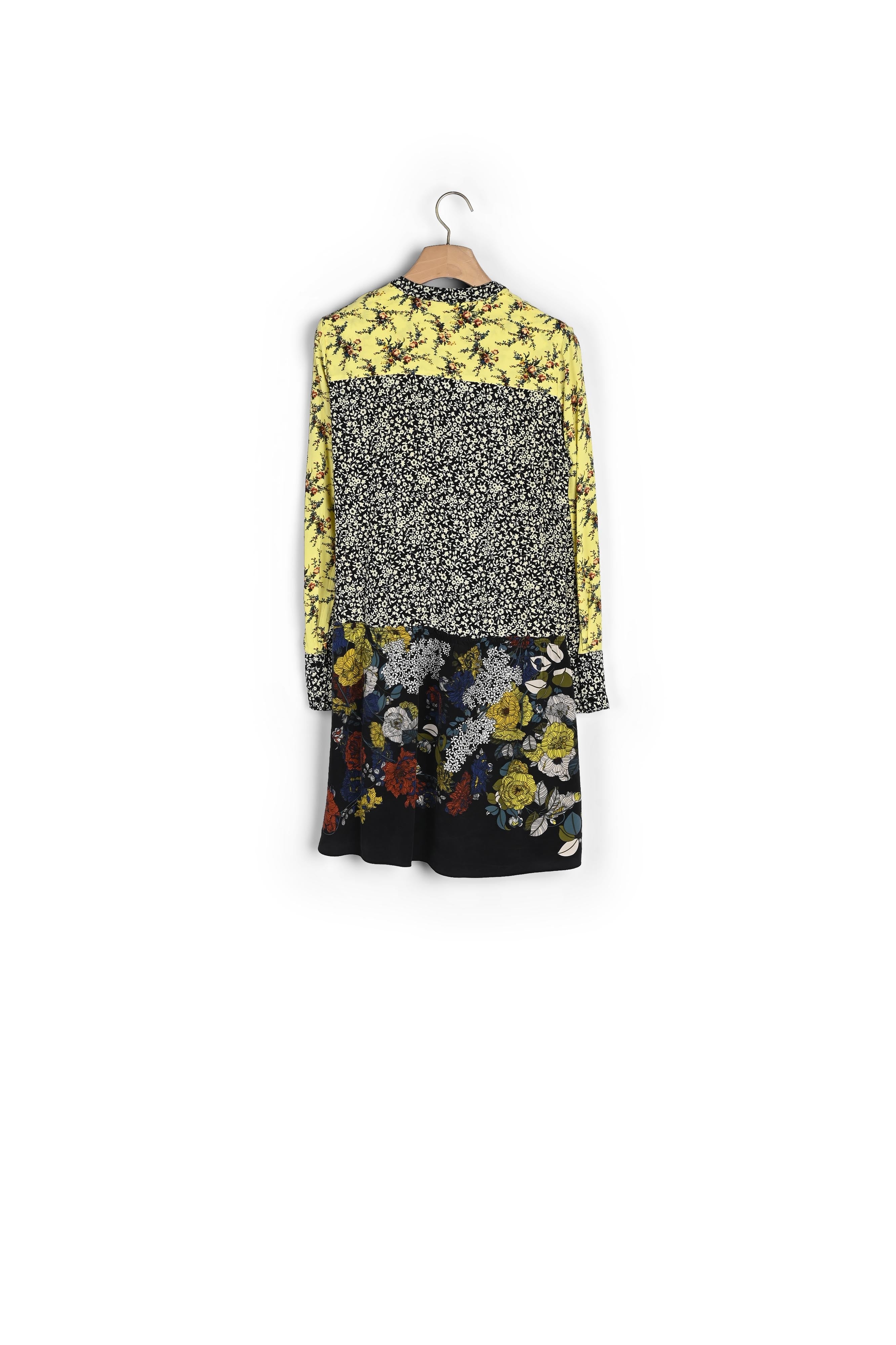 Robe en patchwork fleuri Sandro seconde main