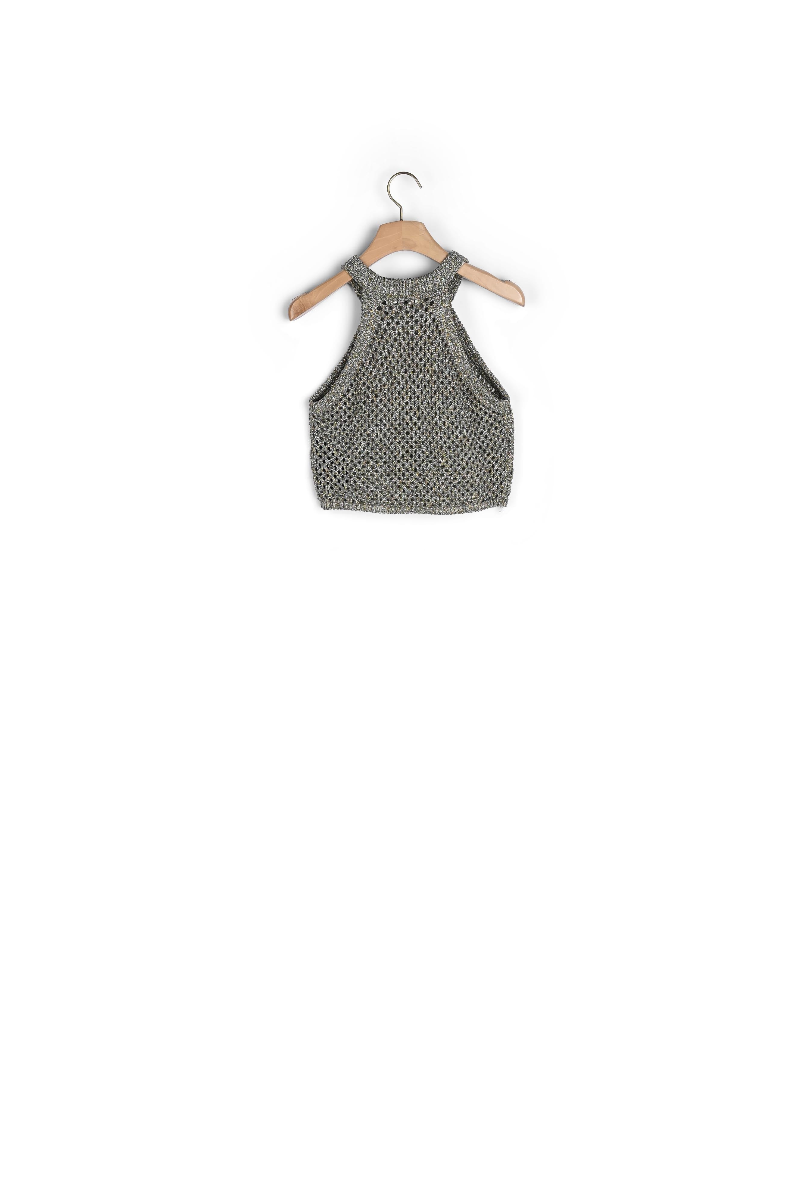 Top court en crochet Sandro seconde main