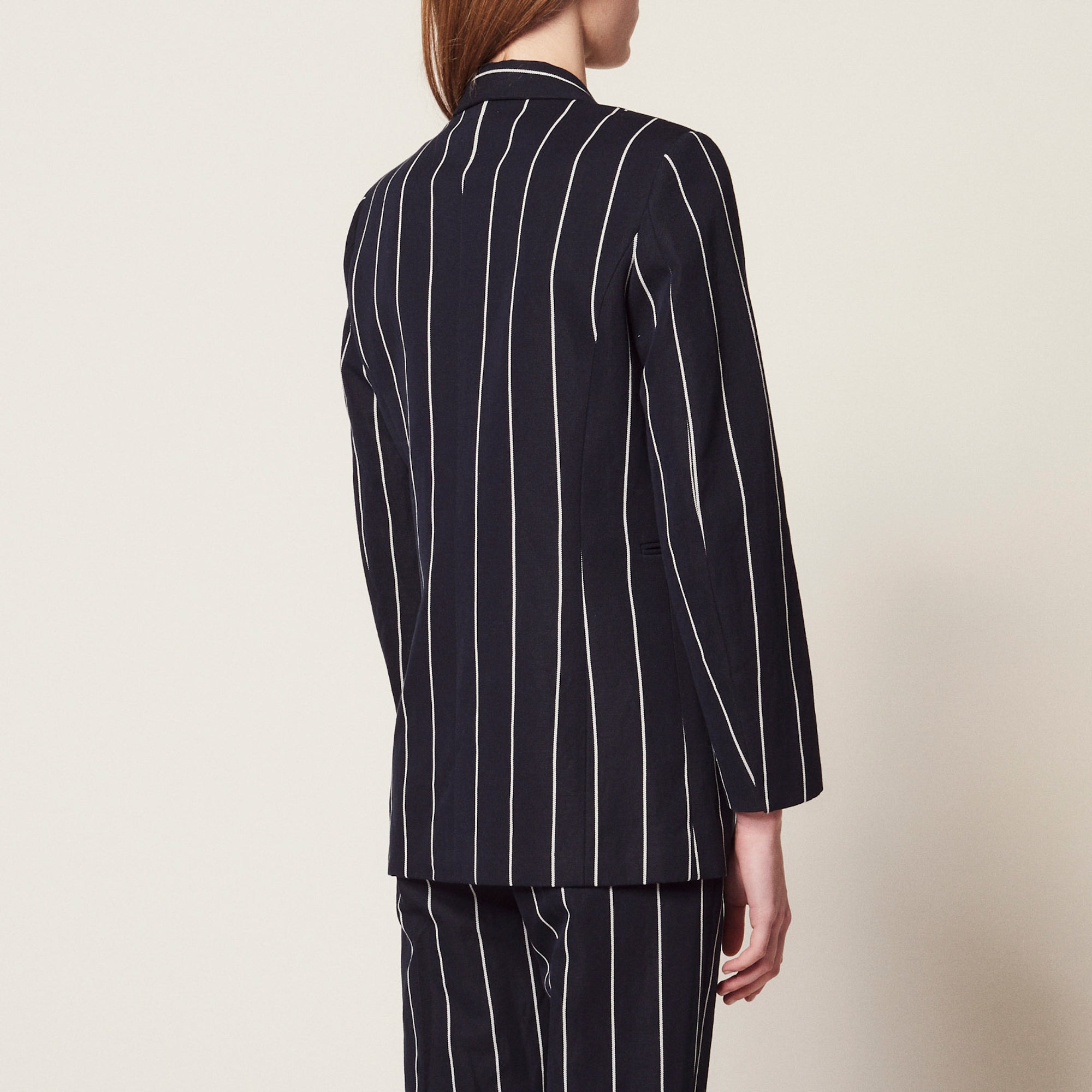 Veste de blazer à rayures assortie Sandro seconde main