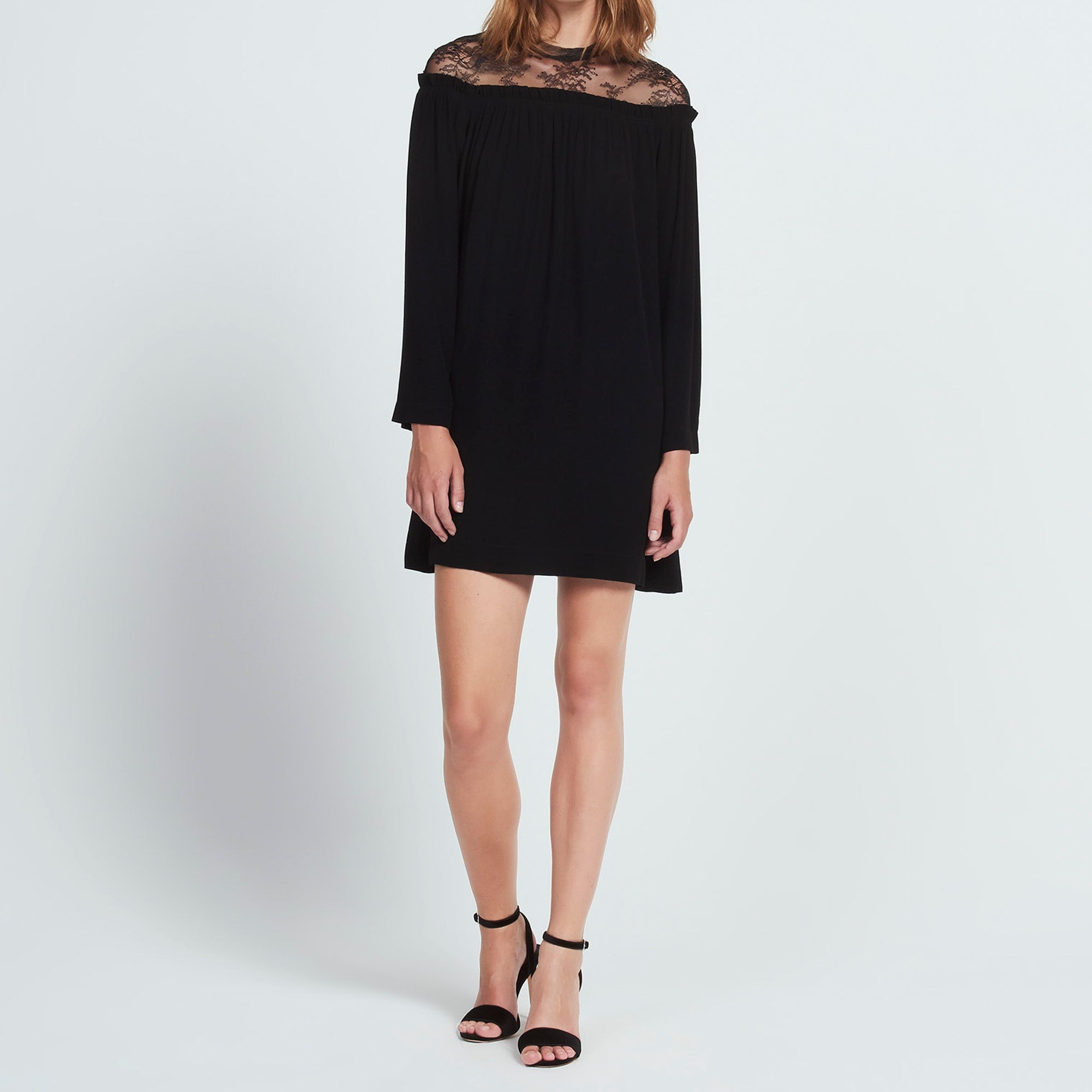 Robe ample avec insert dentelle Sandro seconde main