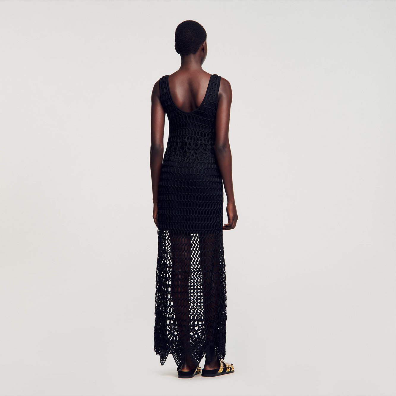Robe en crochet Sandro seconde main