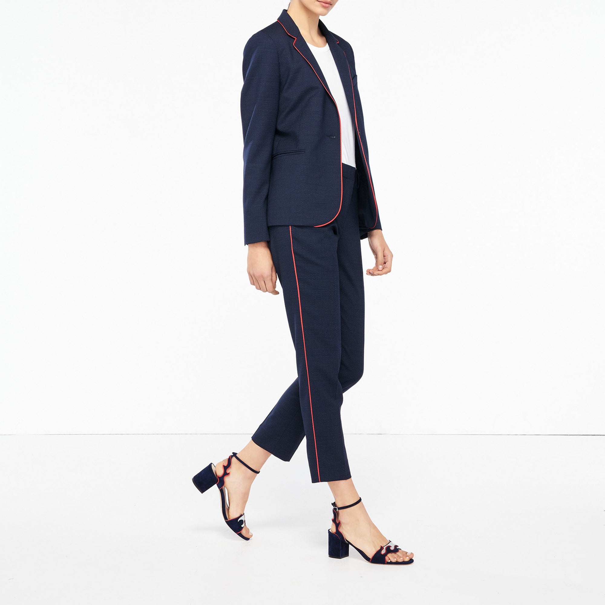 Pantalon de tailleur à liseré Sandro seconde main