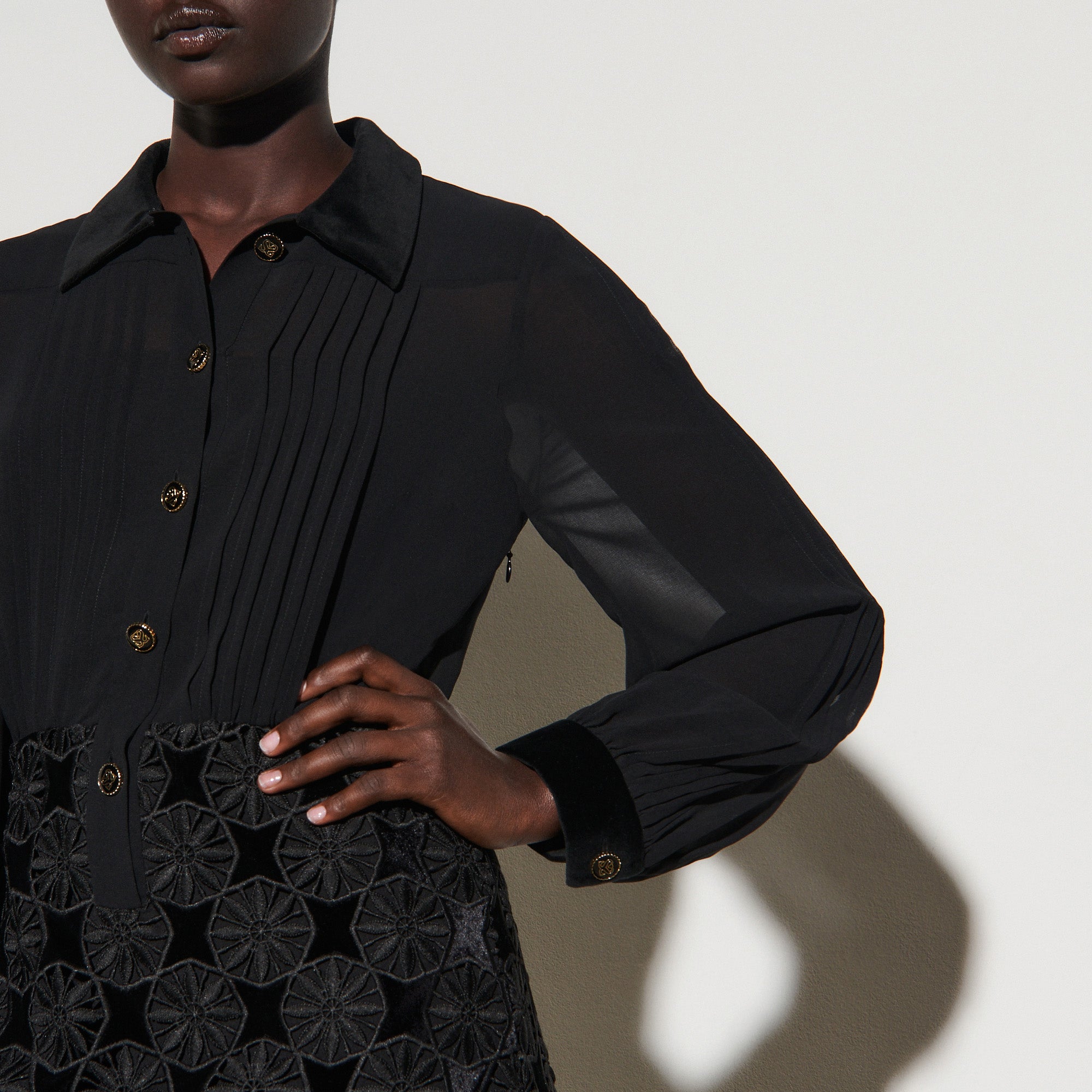 Robe courte bi-matière Sandro seconde main