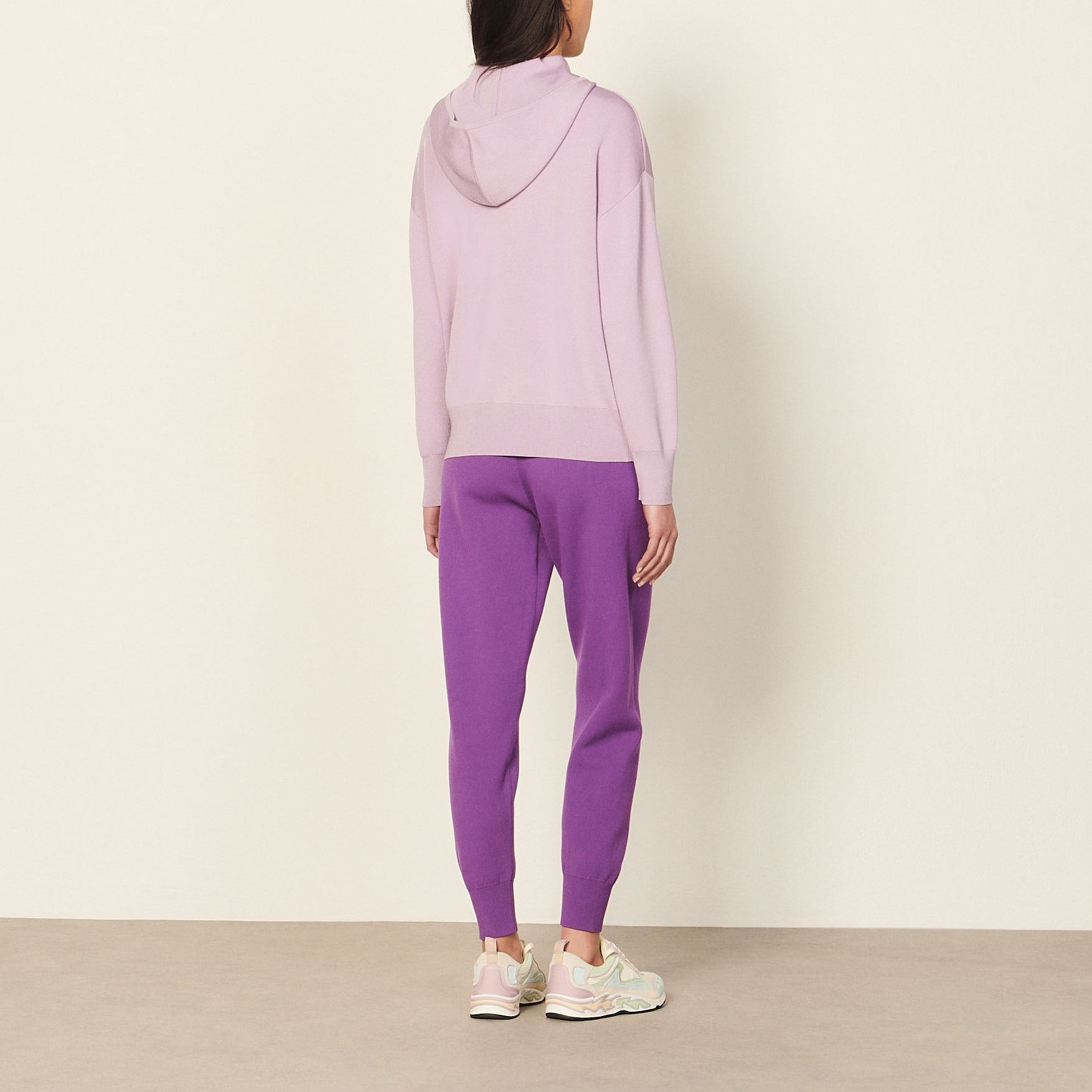 Hoodie zippé brodé Sandro seconde main