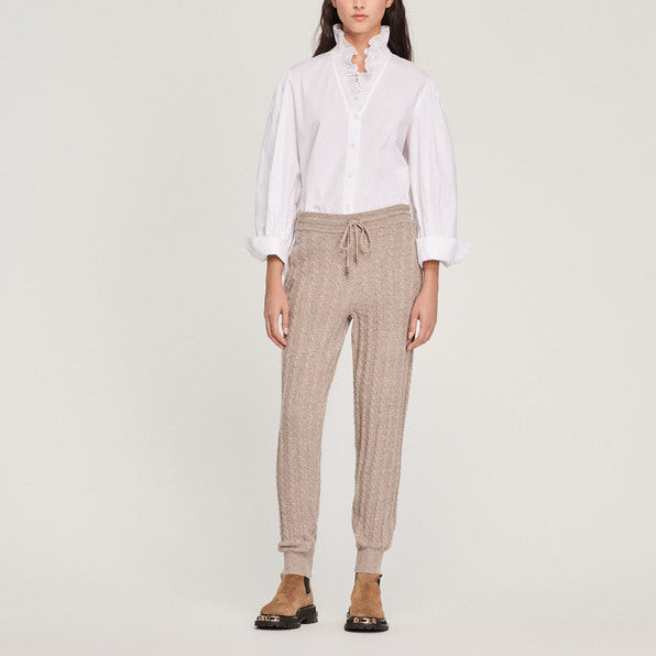 Pantalon de jogging en Maille Sandro seconde main
