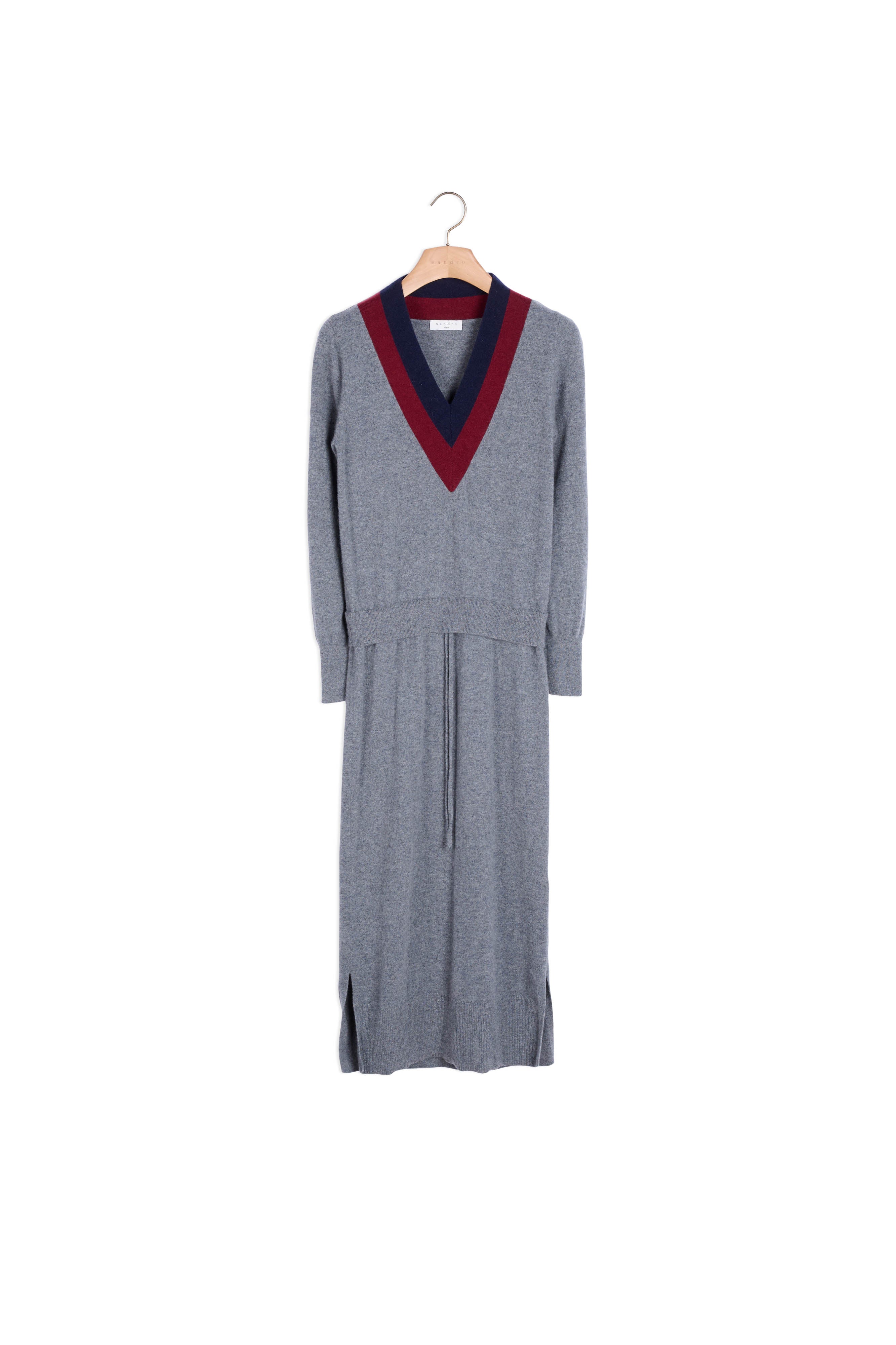 Robe longue en Maille Sandro seconde main