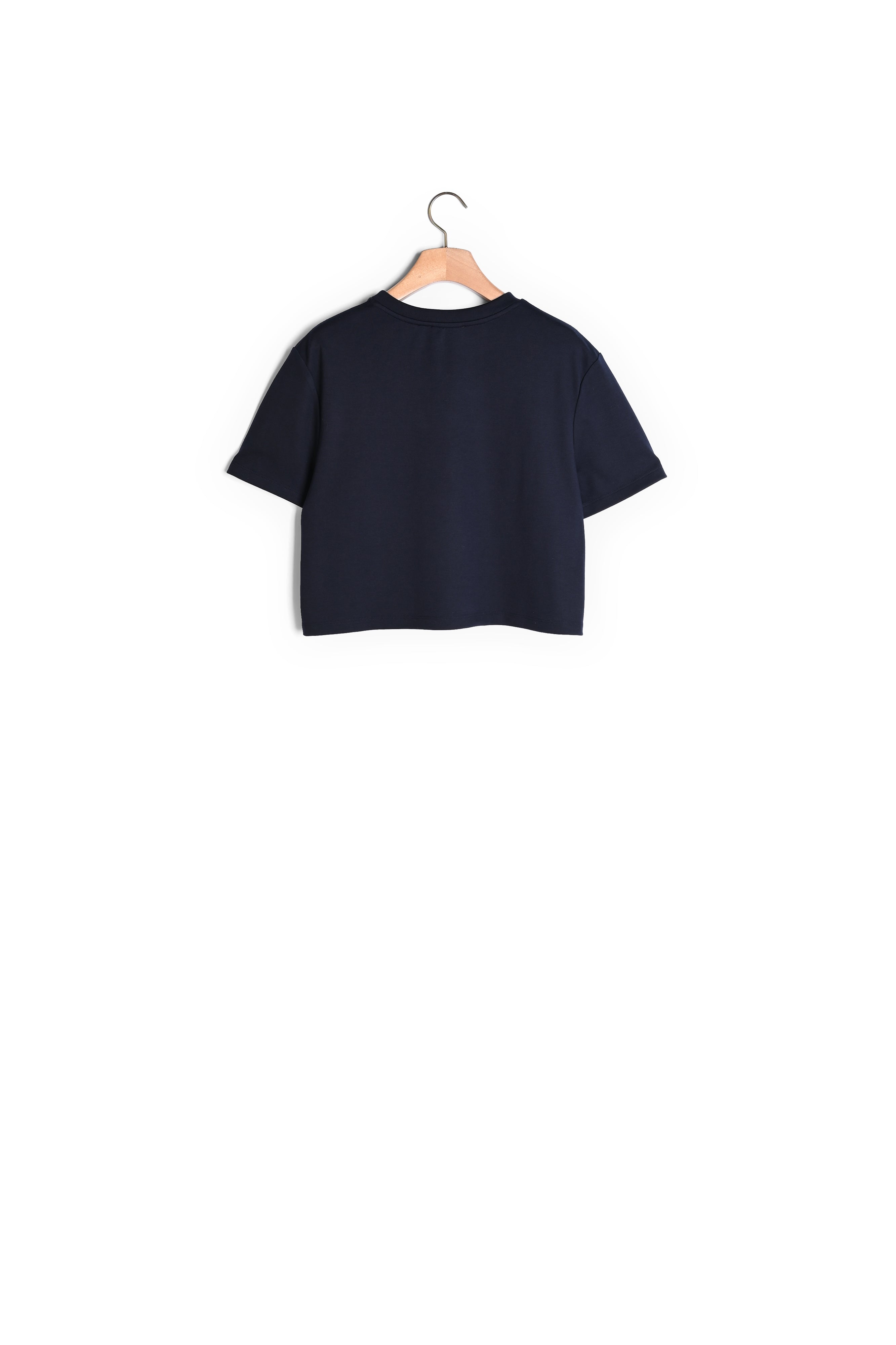T-shirt court orné de strass Sandro seconde main