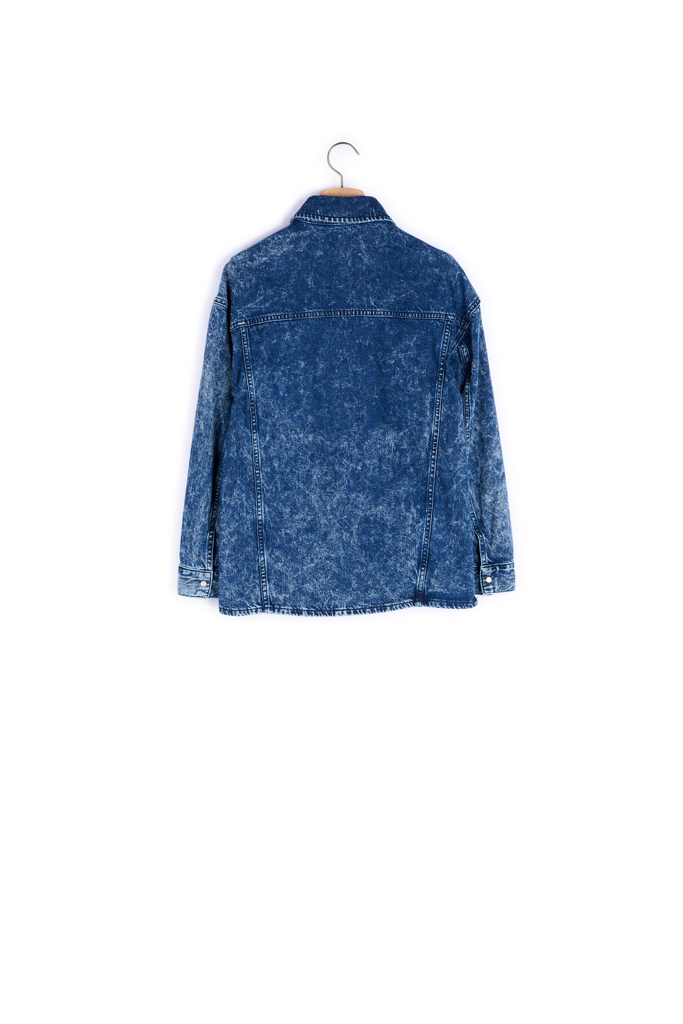 Chemise en jean ornée de studs Sandro seconde main