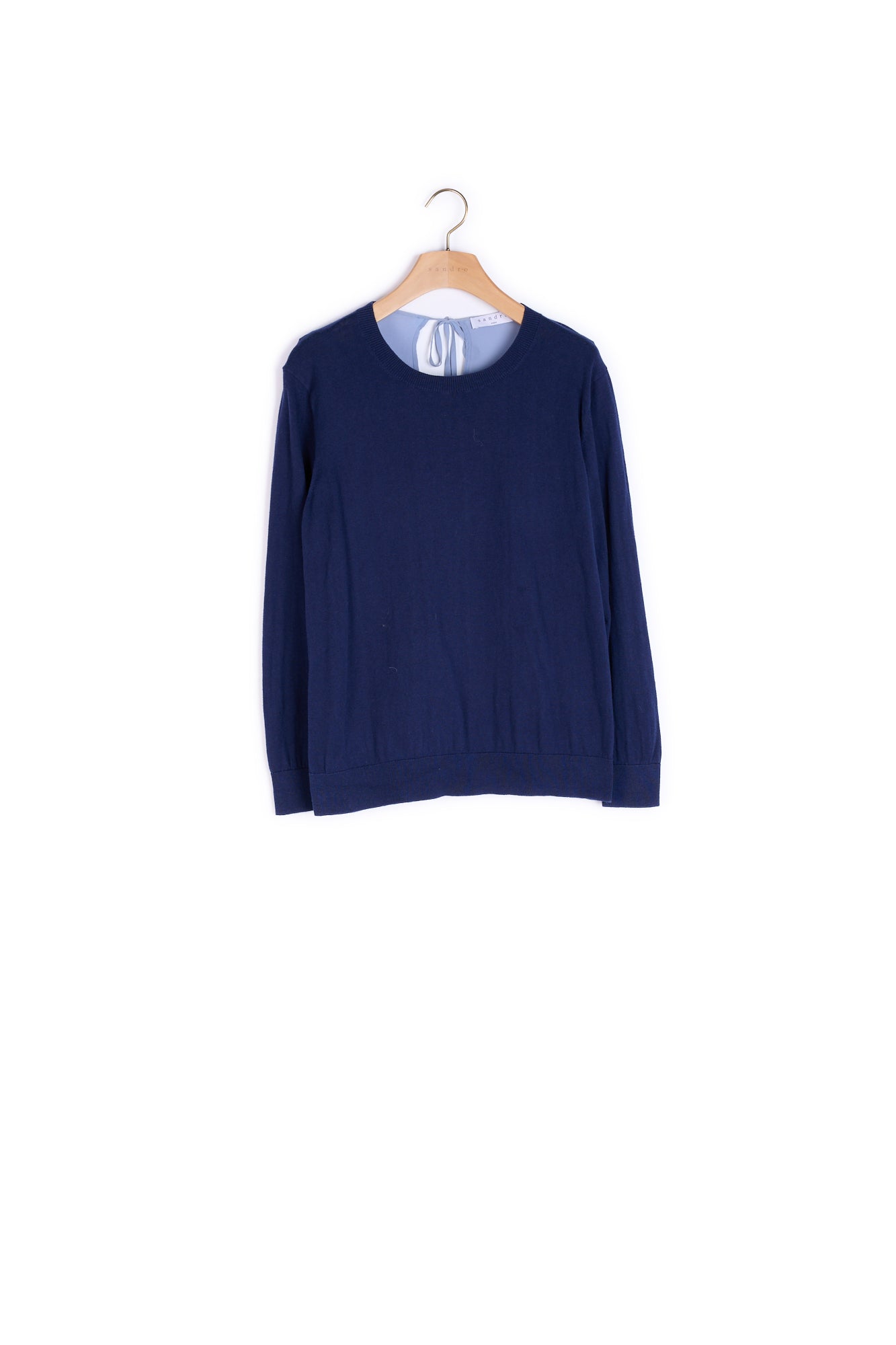 Pull dos en soie Sandro seconde main