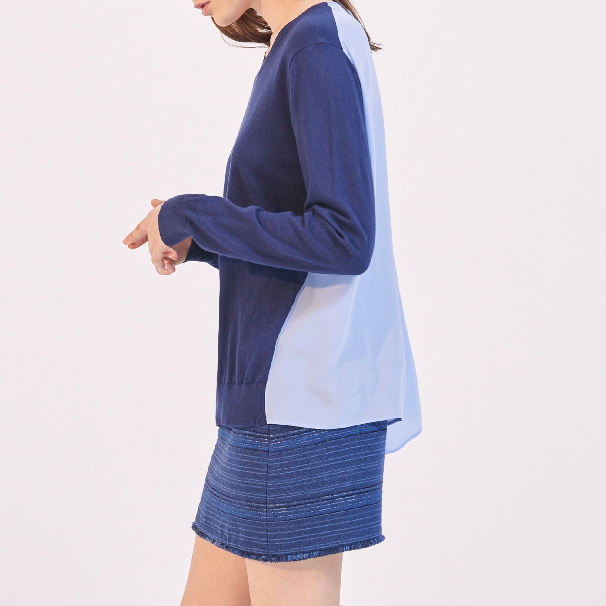 Pull dos en soie Sandro seconde main