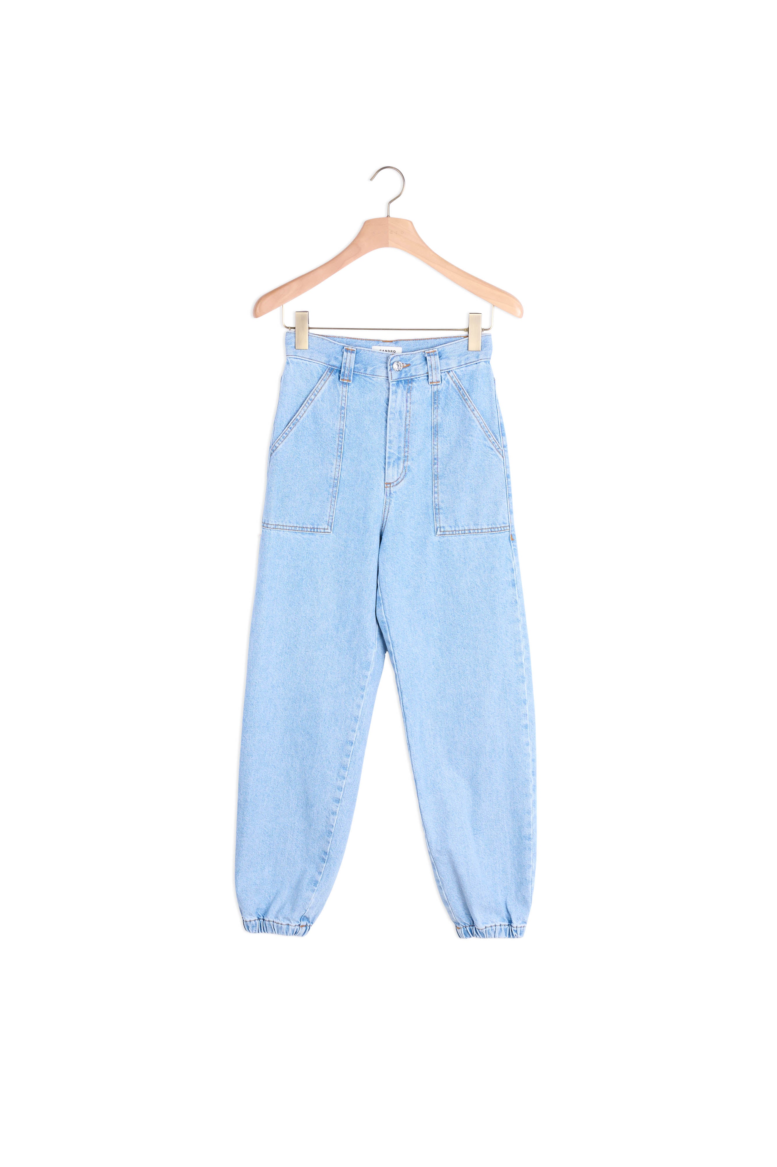 Jean en denim délavé Sandro seconde main