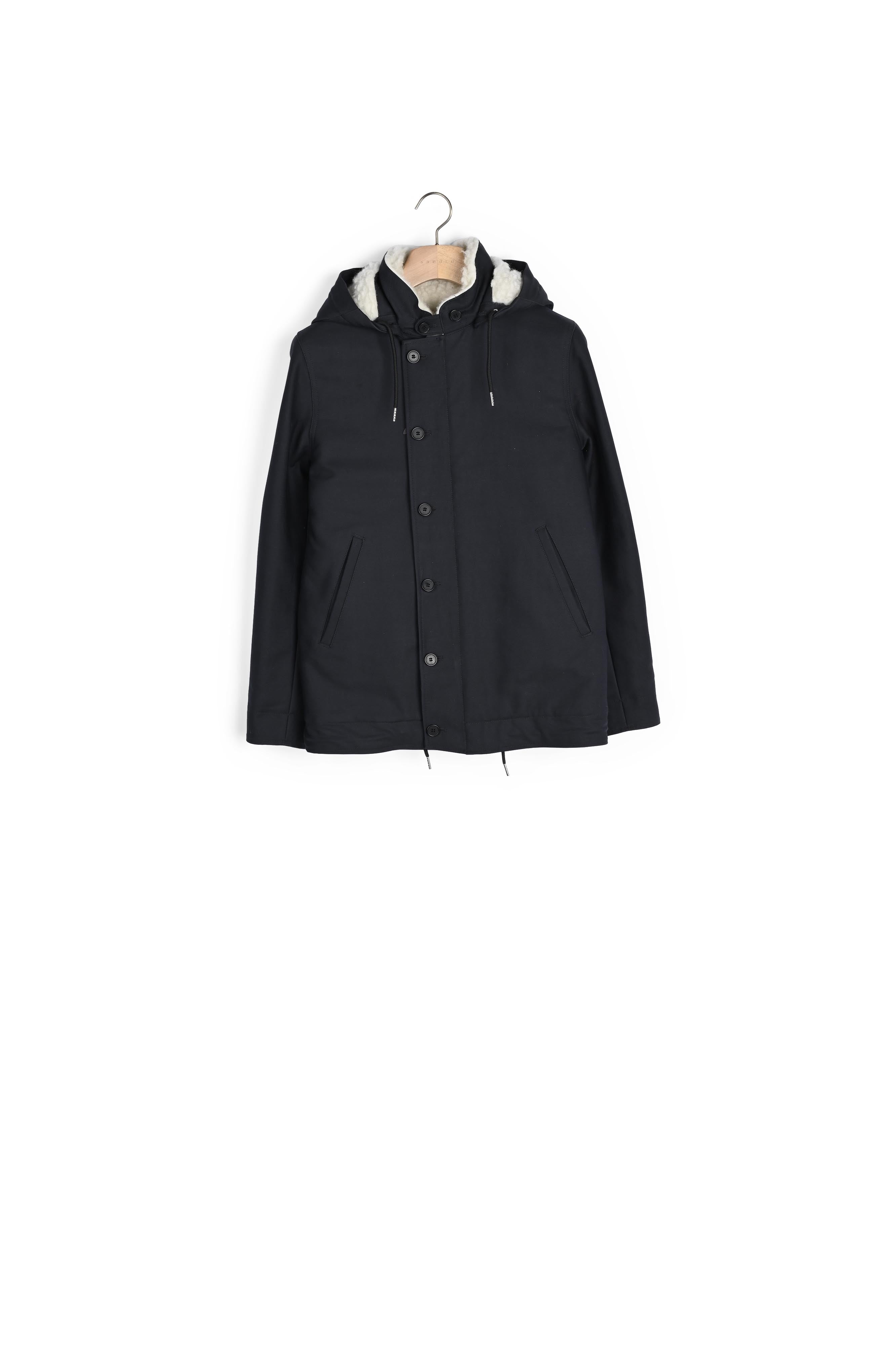 Parka col capuche et intérieur mouton Sandro seconde main