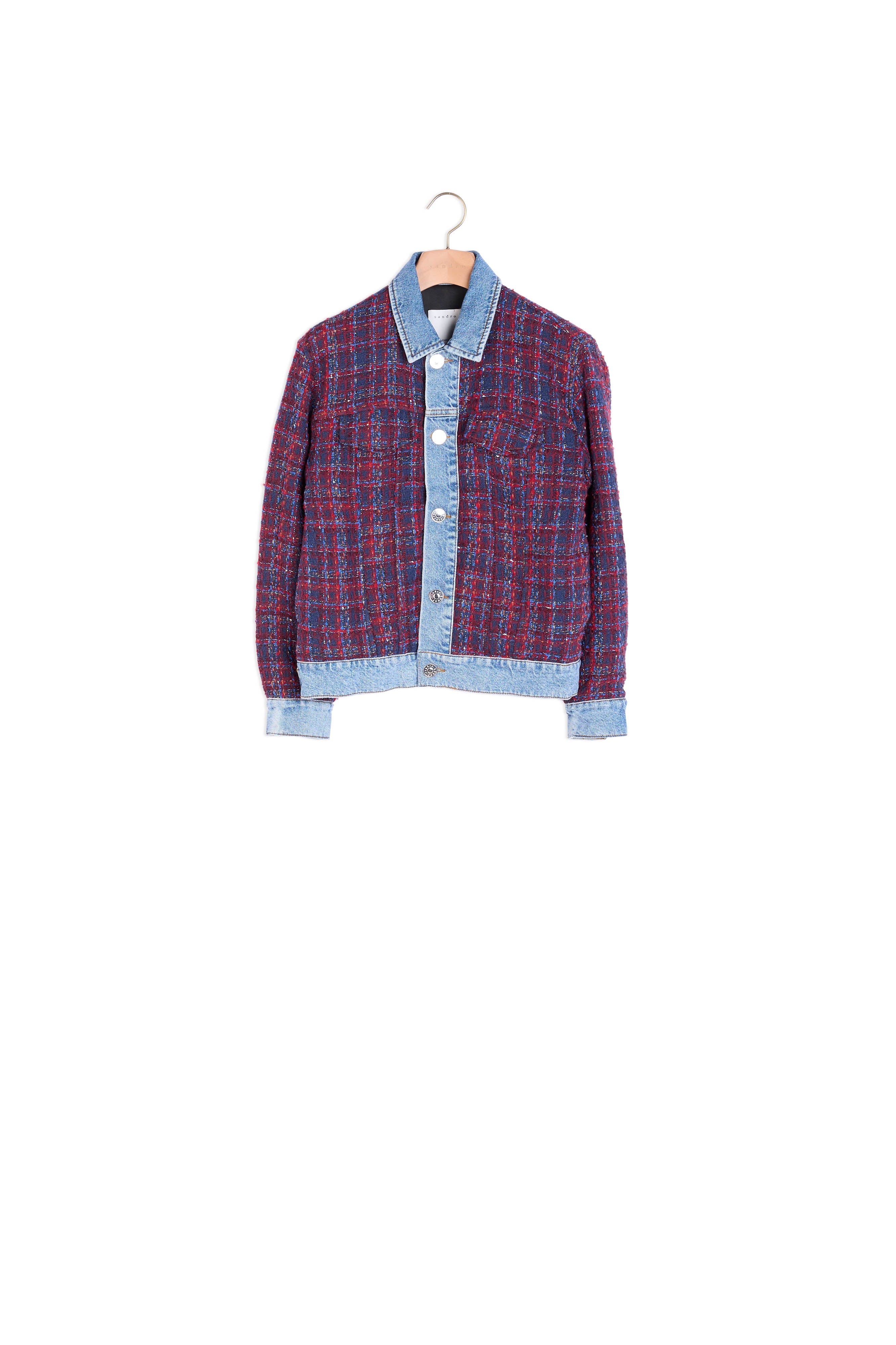 Blouson en tweed Sandro seconde main