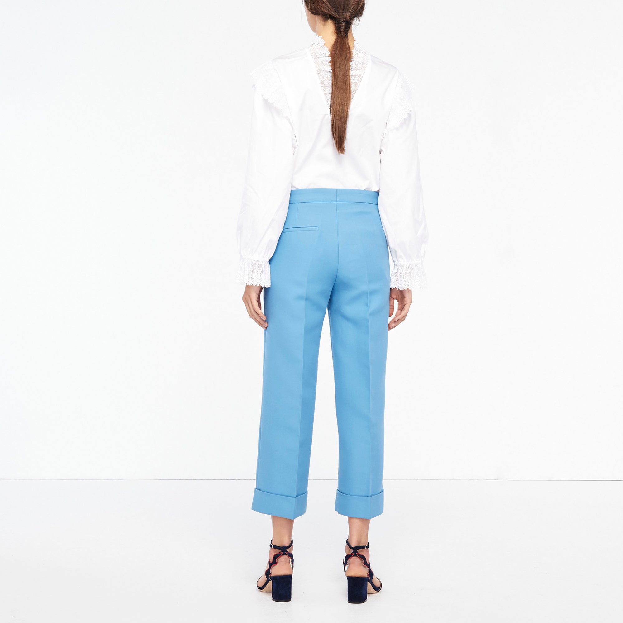 Pantalon large de tailleur Sandro seconde main