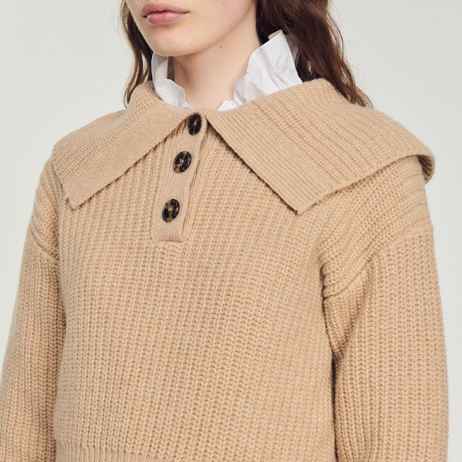 Pull court en Maille Sandro seconde main