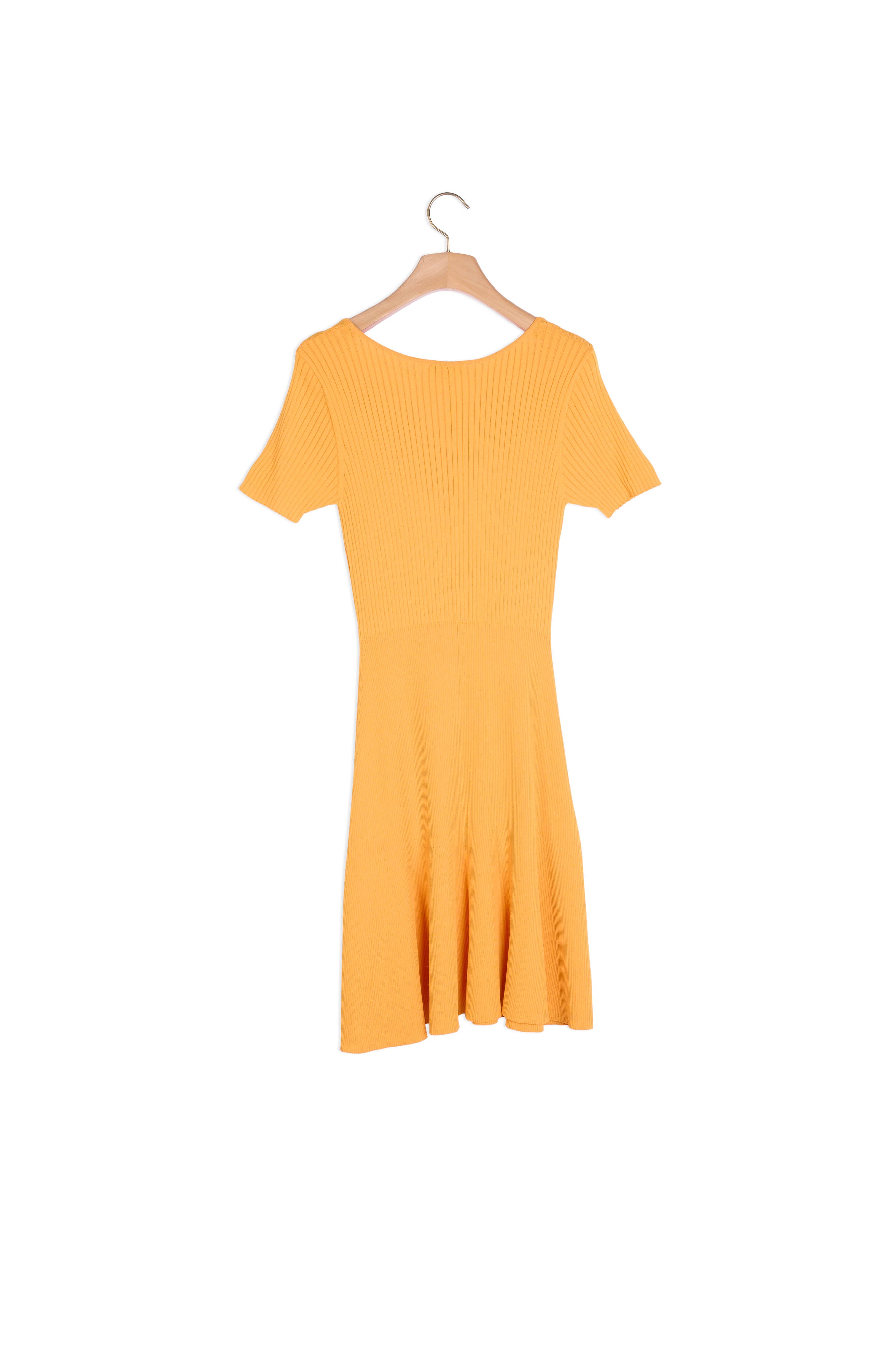 Robe courte en Maille côtelée Sandro seconde main